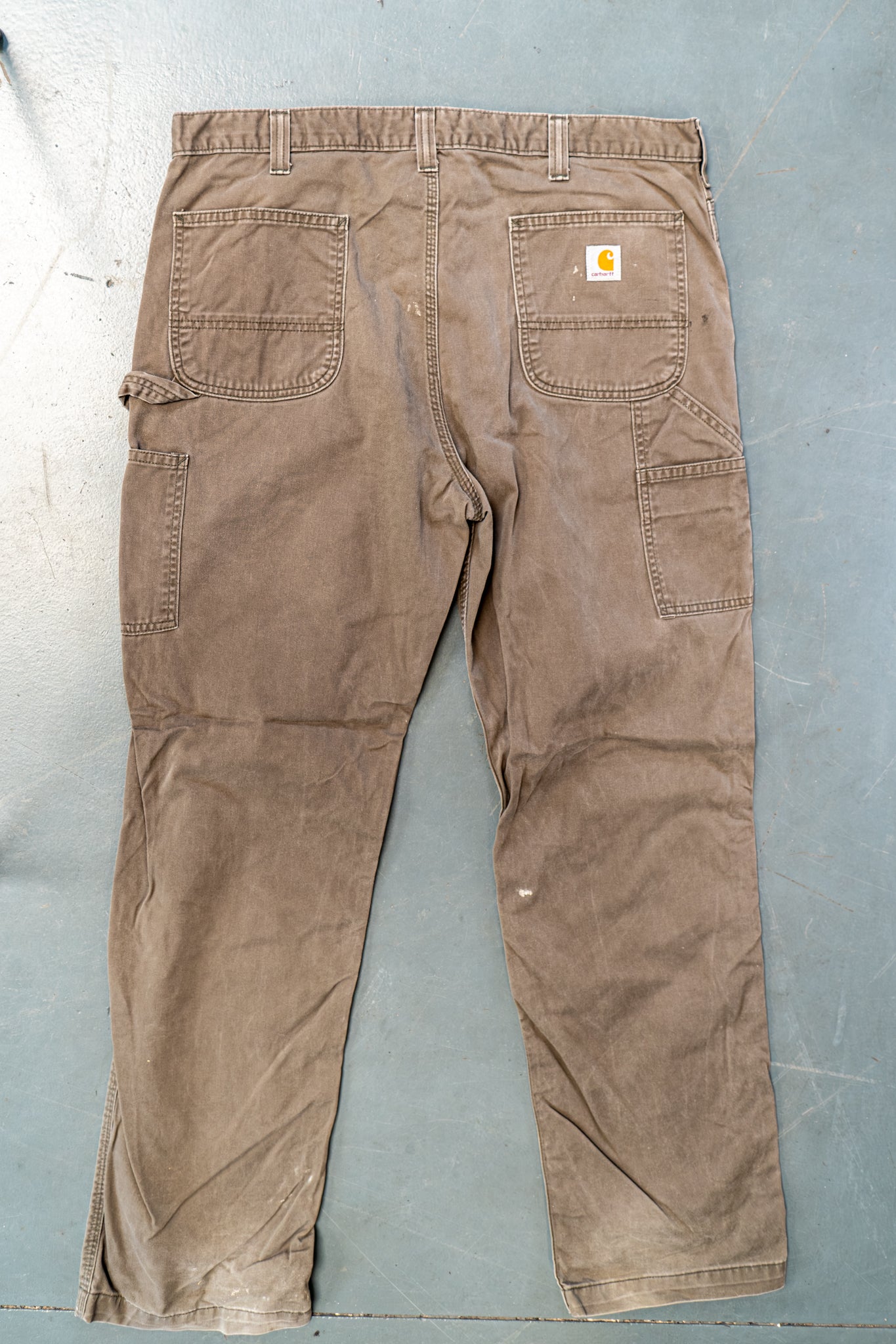 True Vintage Carhartt Carpenter Trousers – Beige, w40,L33 Regular (1990s)