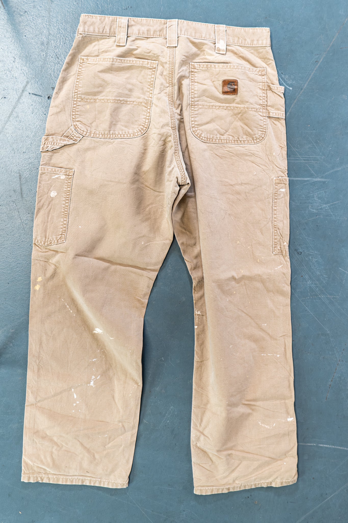 True Vintage Carhartt Carpenter Trousers – Beige, w32,L29 Regular (1990s)