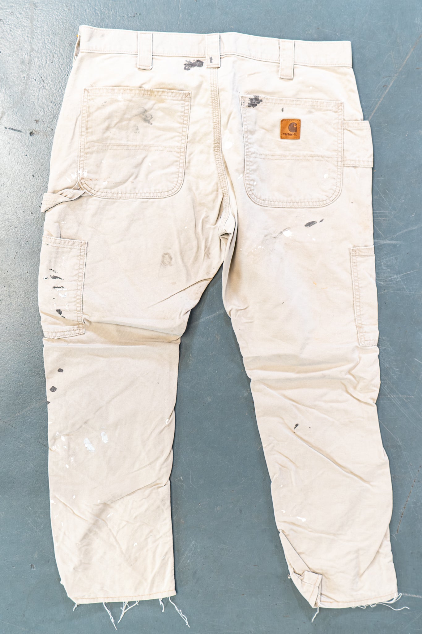 True Vintage Carhartt Carpenter Trousers – Beige, w34,L26 Regular (1990s)