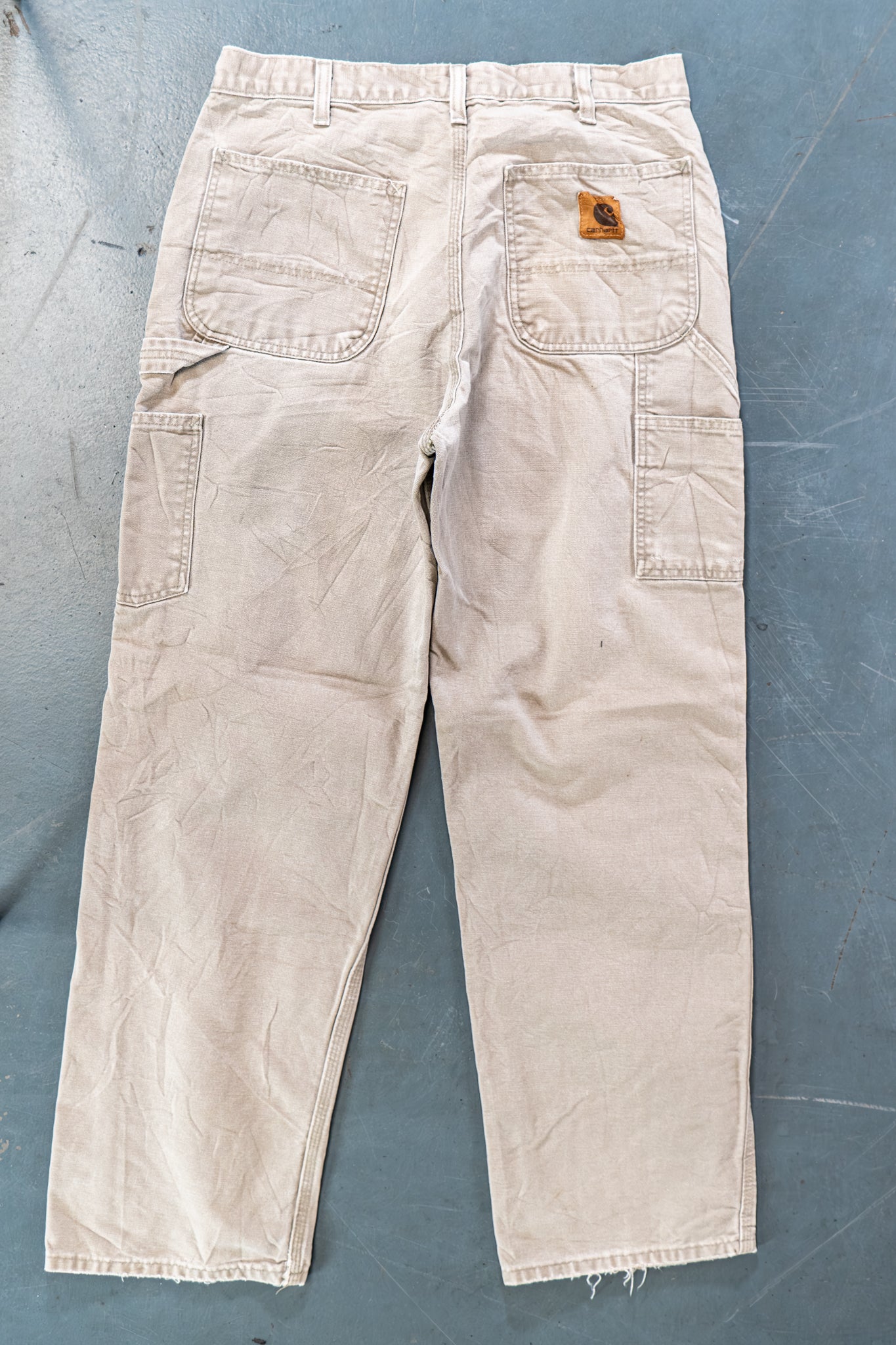 True Vintage Carhartt Carpenter Trousers – Beige, w30,L31 Regular (1990s)