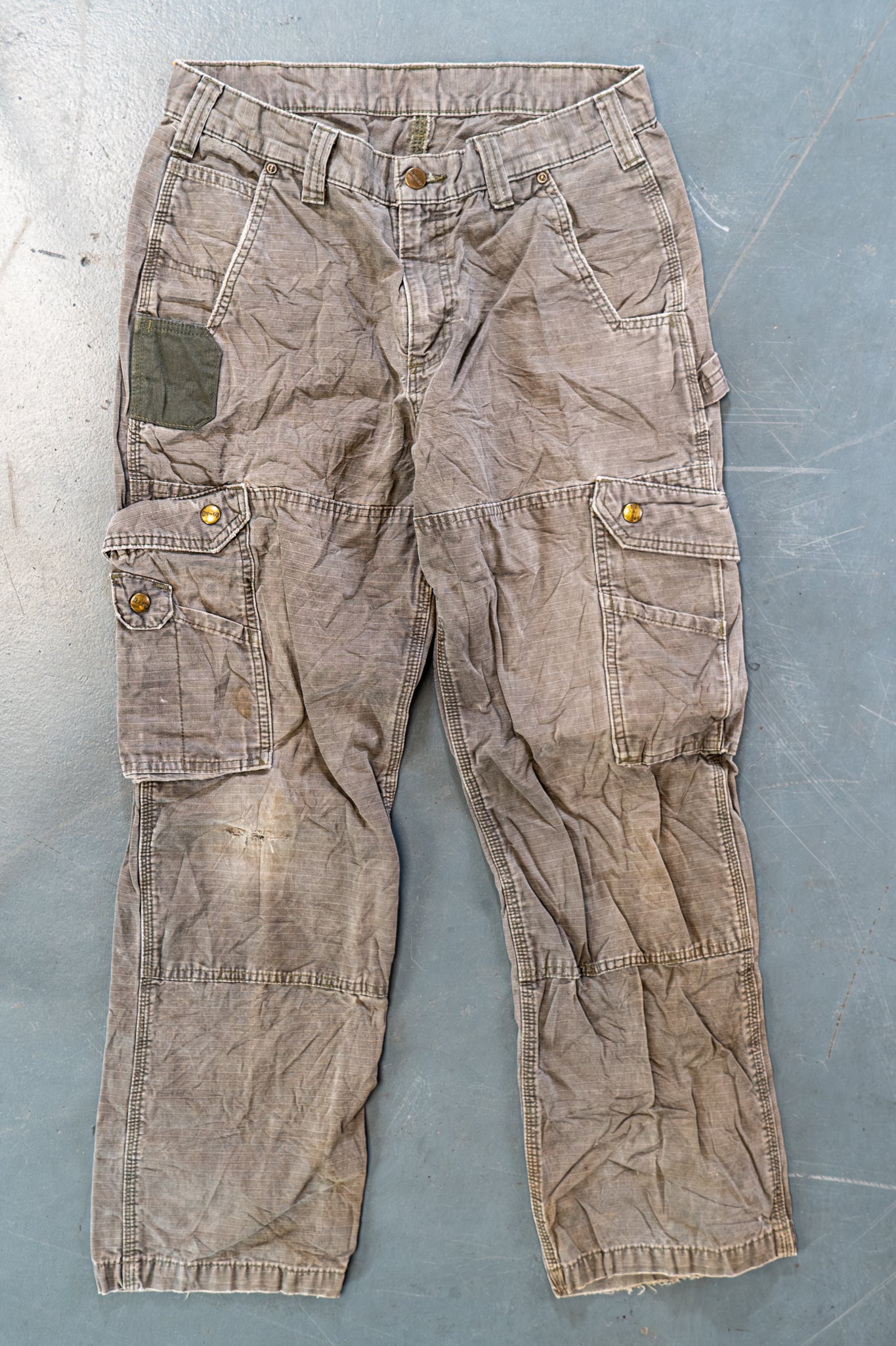 True Vintage Carhartt Carpenter Trousers – Beige, w30,L28 Regular (1990s)