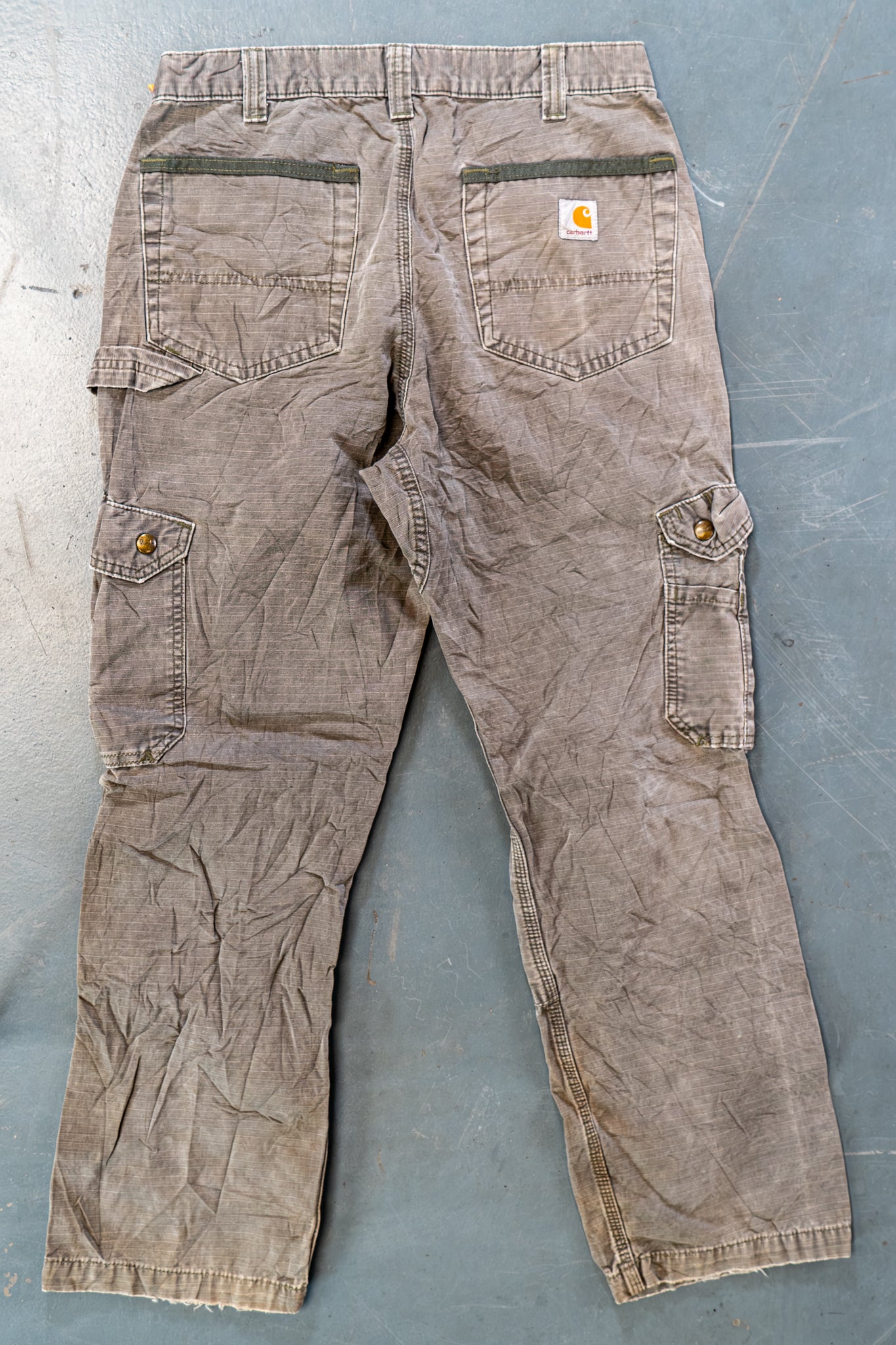 True Vintage Carhartt Carpenter Trousers – Beige, w30,L28 Regular (1990s)