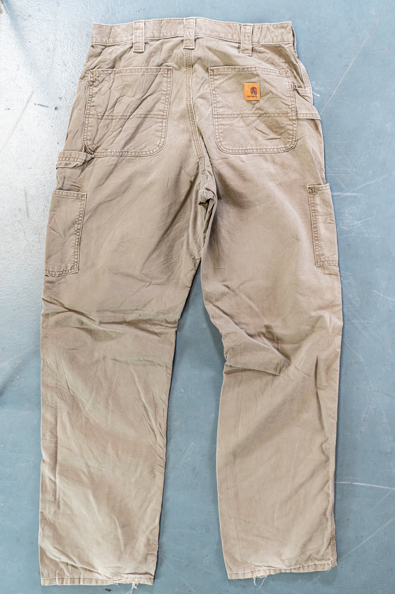 True Vintage Carhartt Carpenter Trousers – Beige, w31,L33 Regular (1990s)