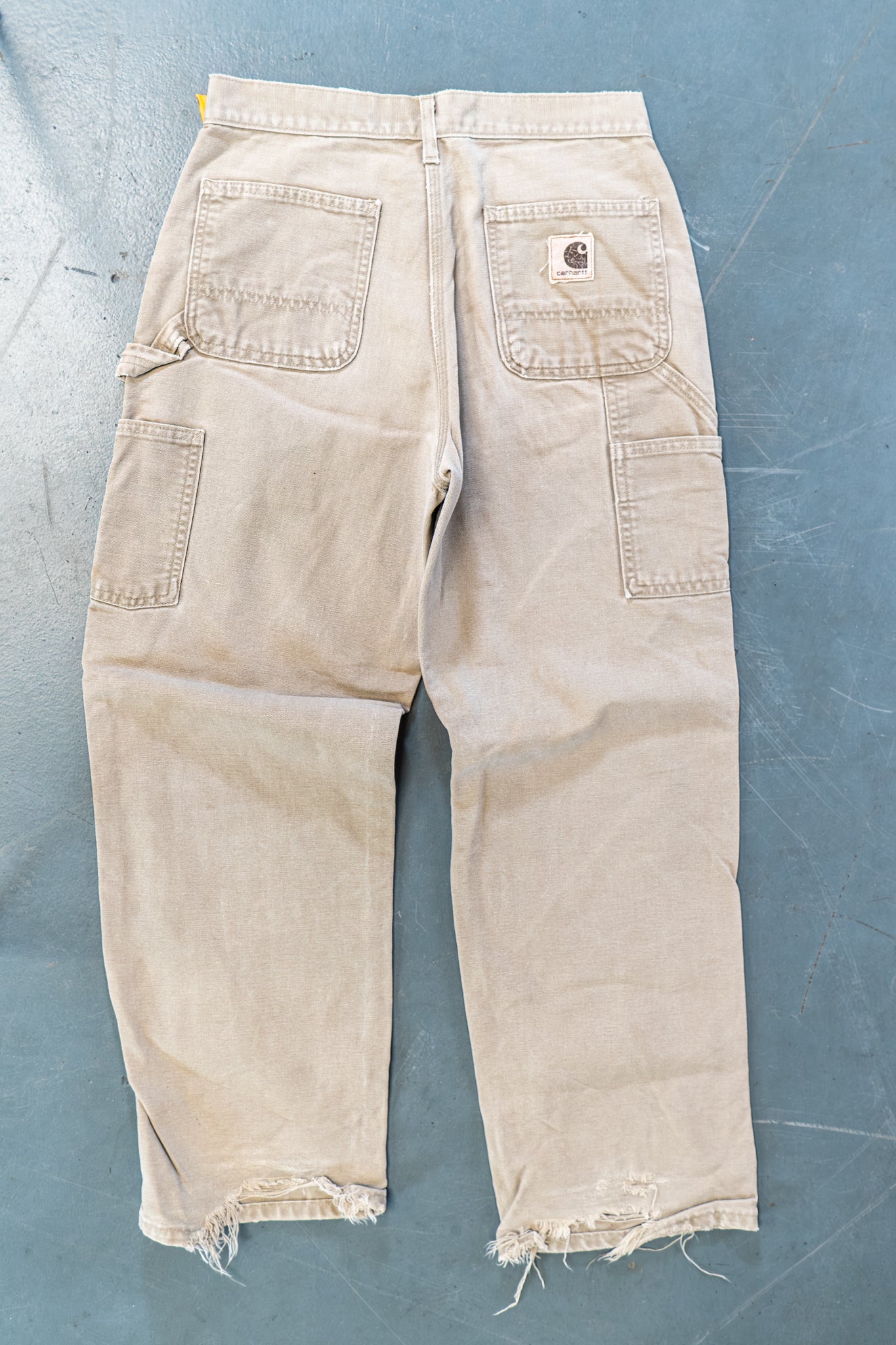 True Vintage Carhartt Carpenter Trousers – Beige, w28,L29 Regular (1990s)