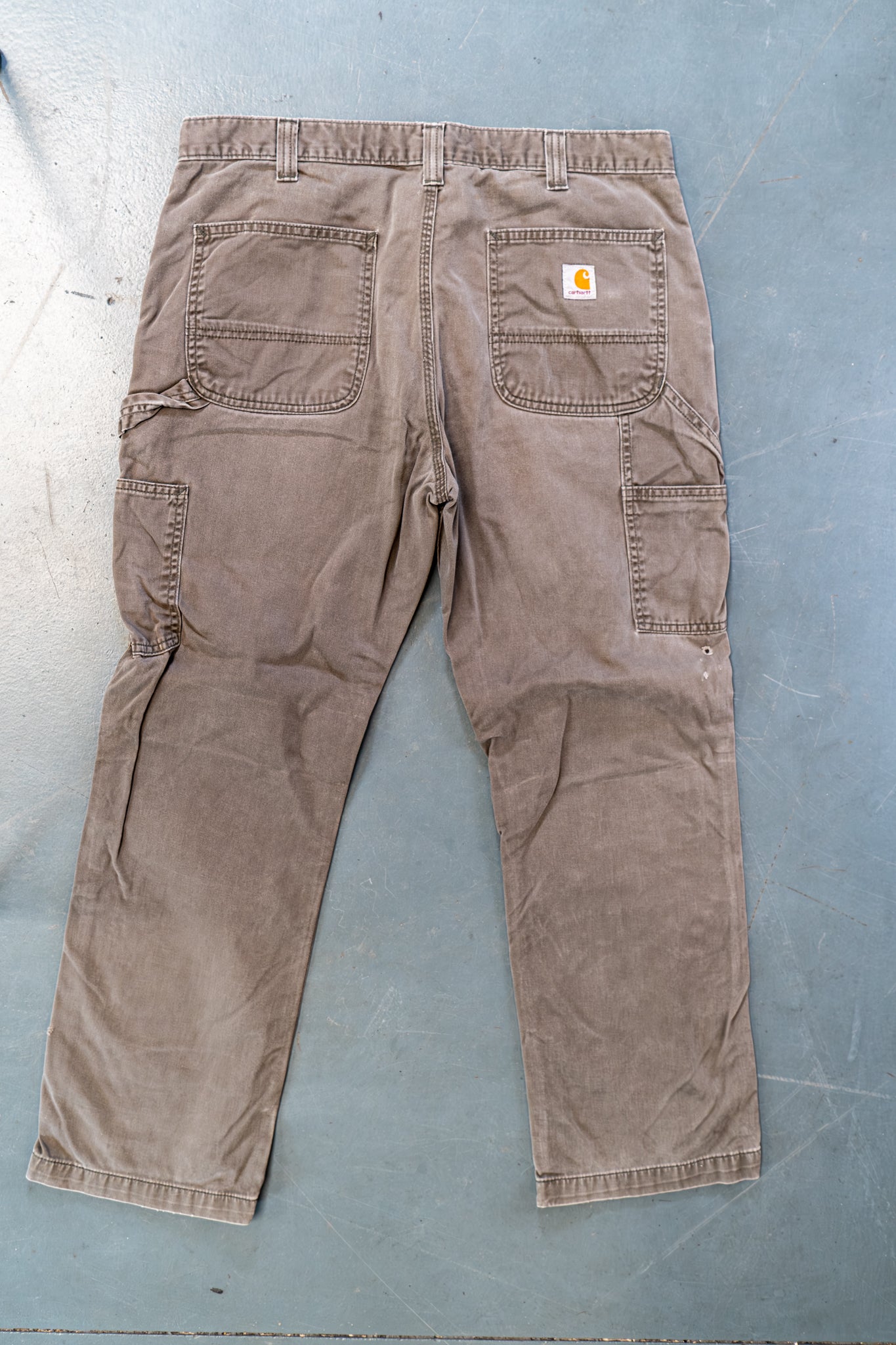 True Vintage Carhartt Carpenter Trousers – Beige, w36,L29 Regular (1990s)