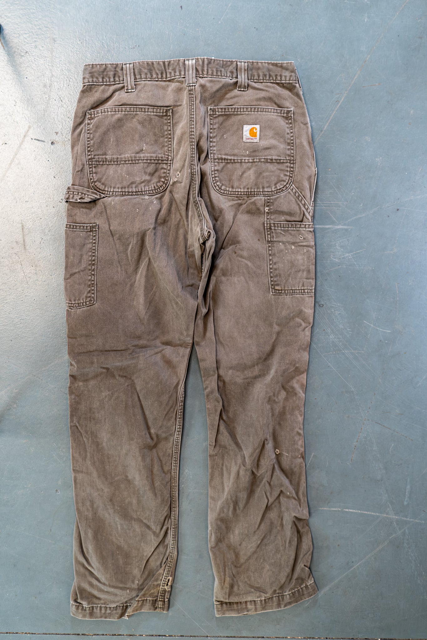True Vintage Carhartt Carpenter Trousers – Beige, w32,L33 Regular (1990s)