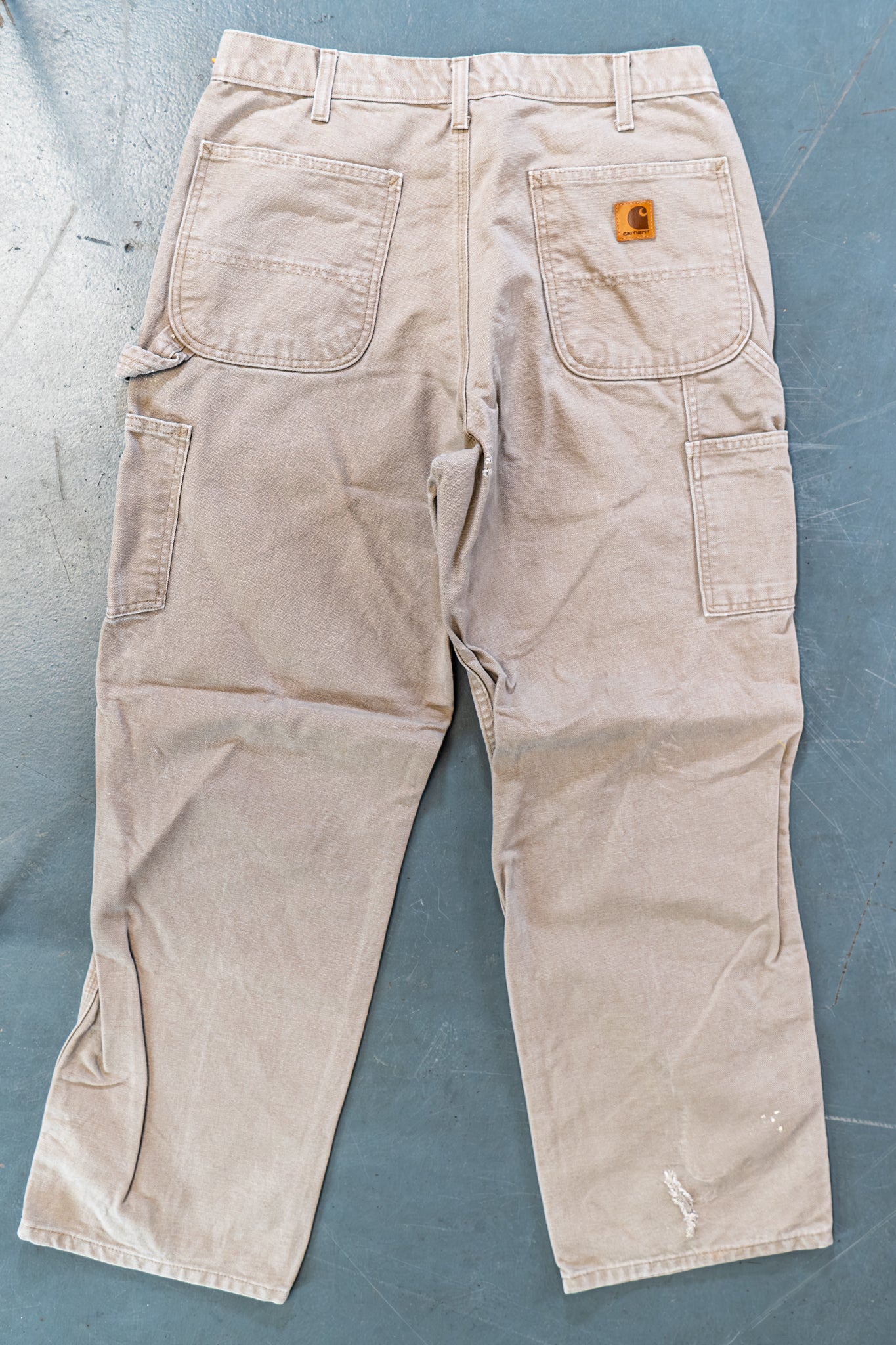 True Vintage Carhartt Carpenter Trousers – Beige, w31,L30 Regular (1990s)