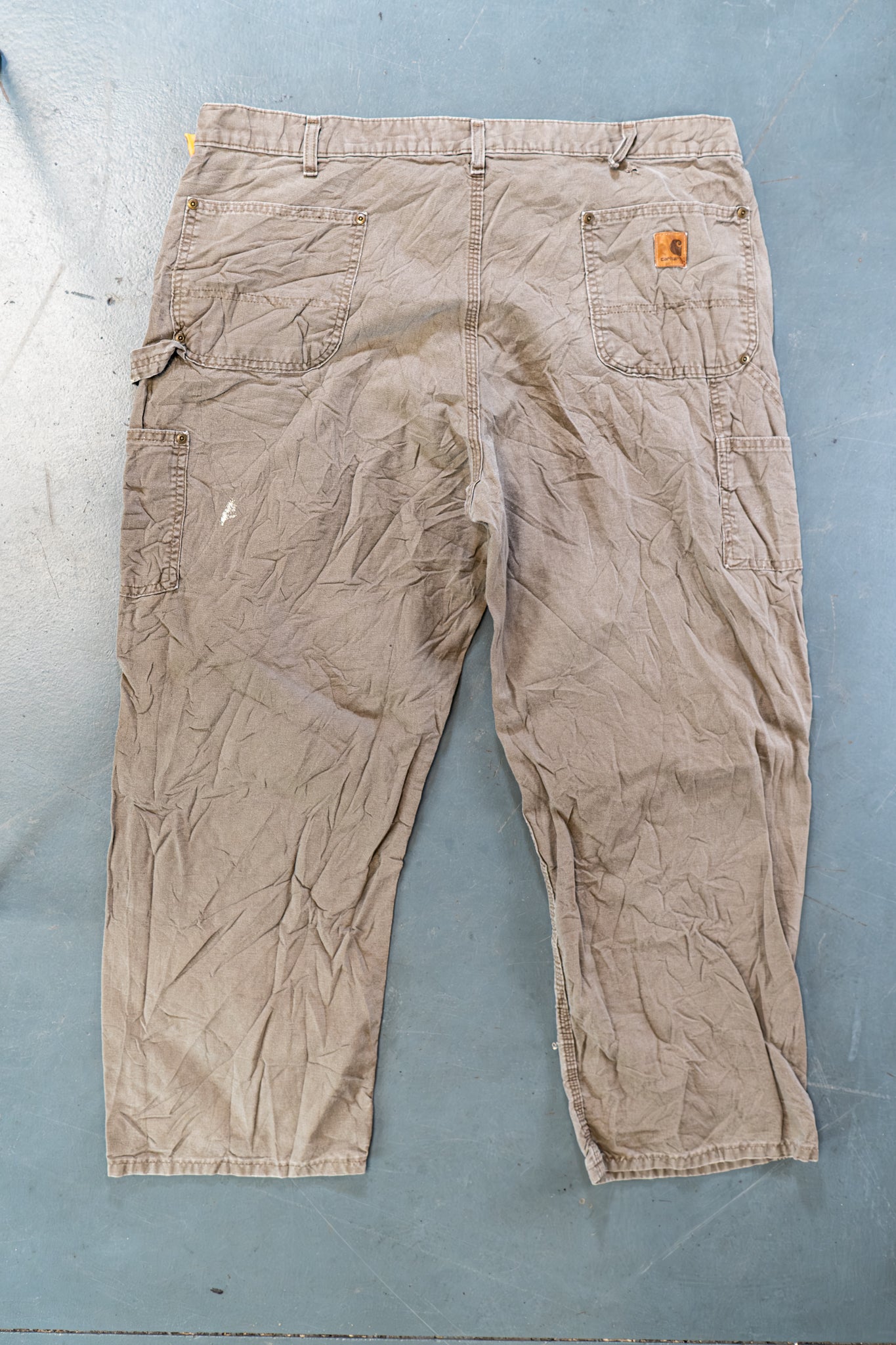 True Vintage Carhartt Carpenter Trousers - Double knee  – Beige, w40,L28 Regular (1990s)