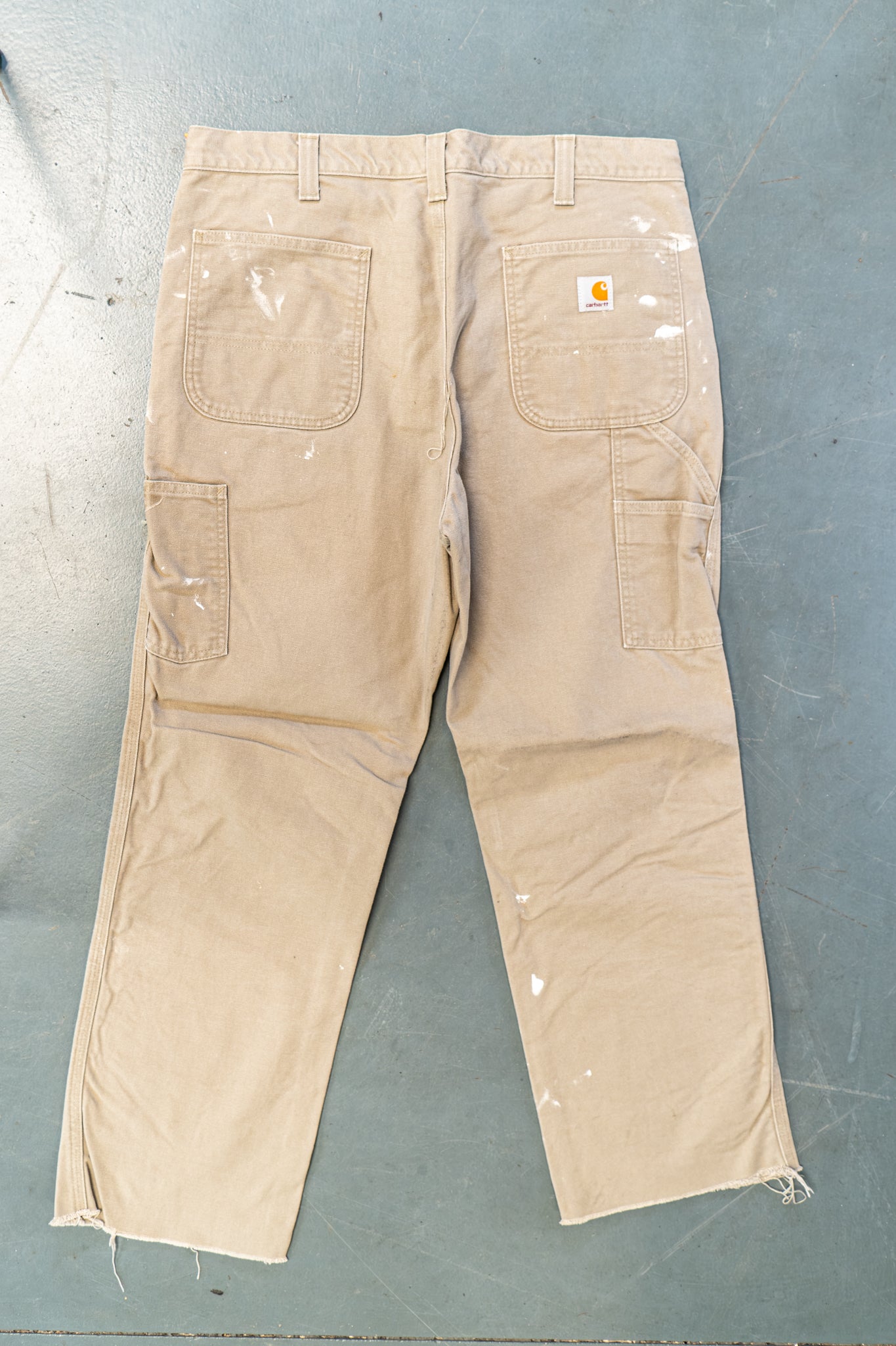 True Vintage Carhartt Carpenter Trousers – Beige, w36,L30 Regular (1990s)