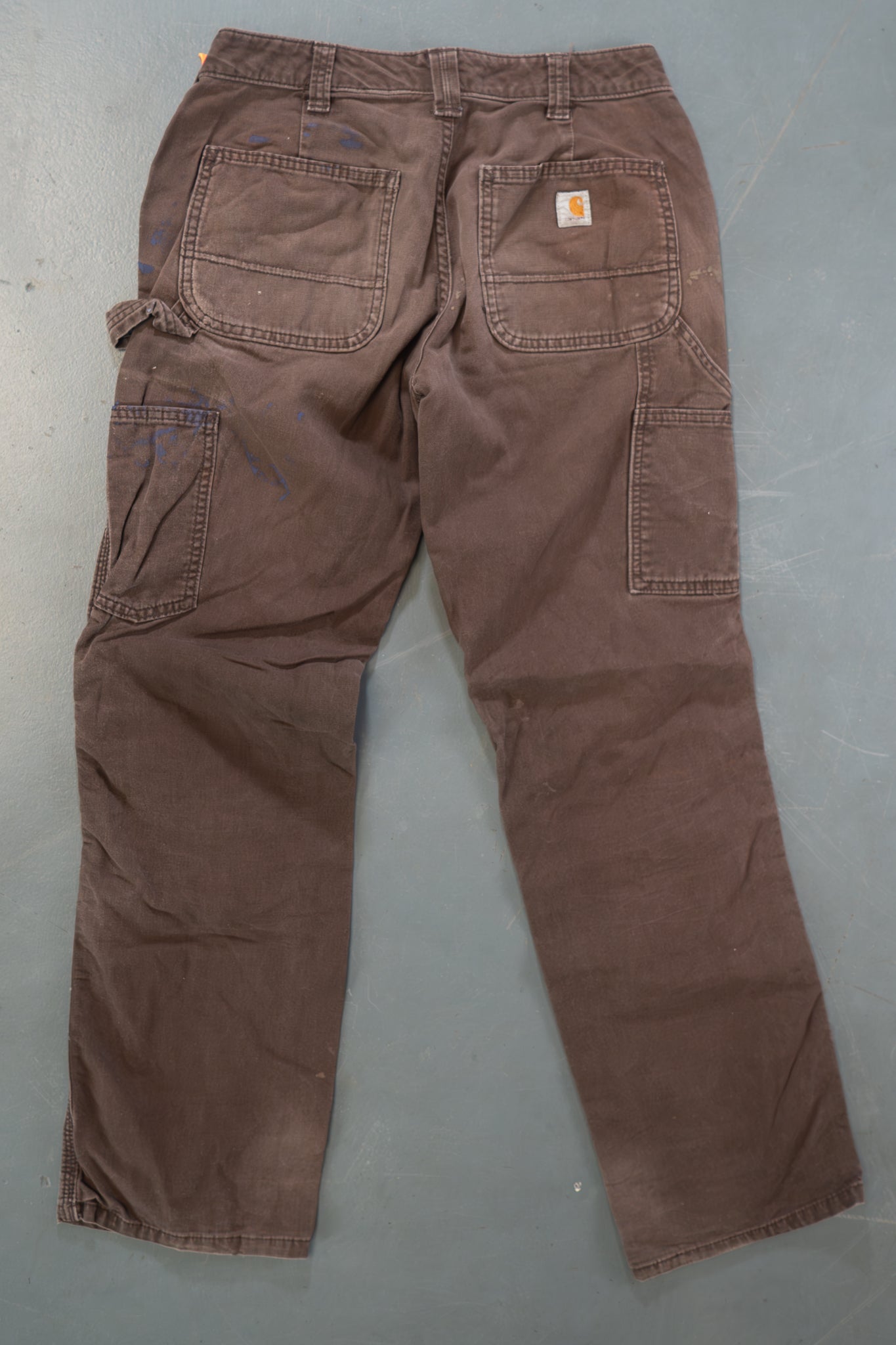 True Vintage Carhartt Carpenter Trousers – Brown, w28,L30 Regular (1990s)
