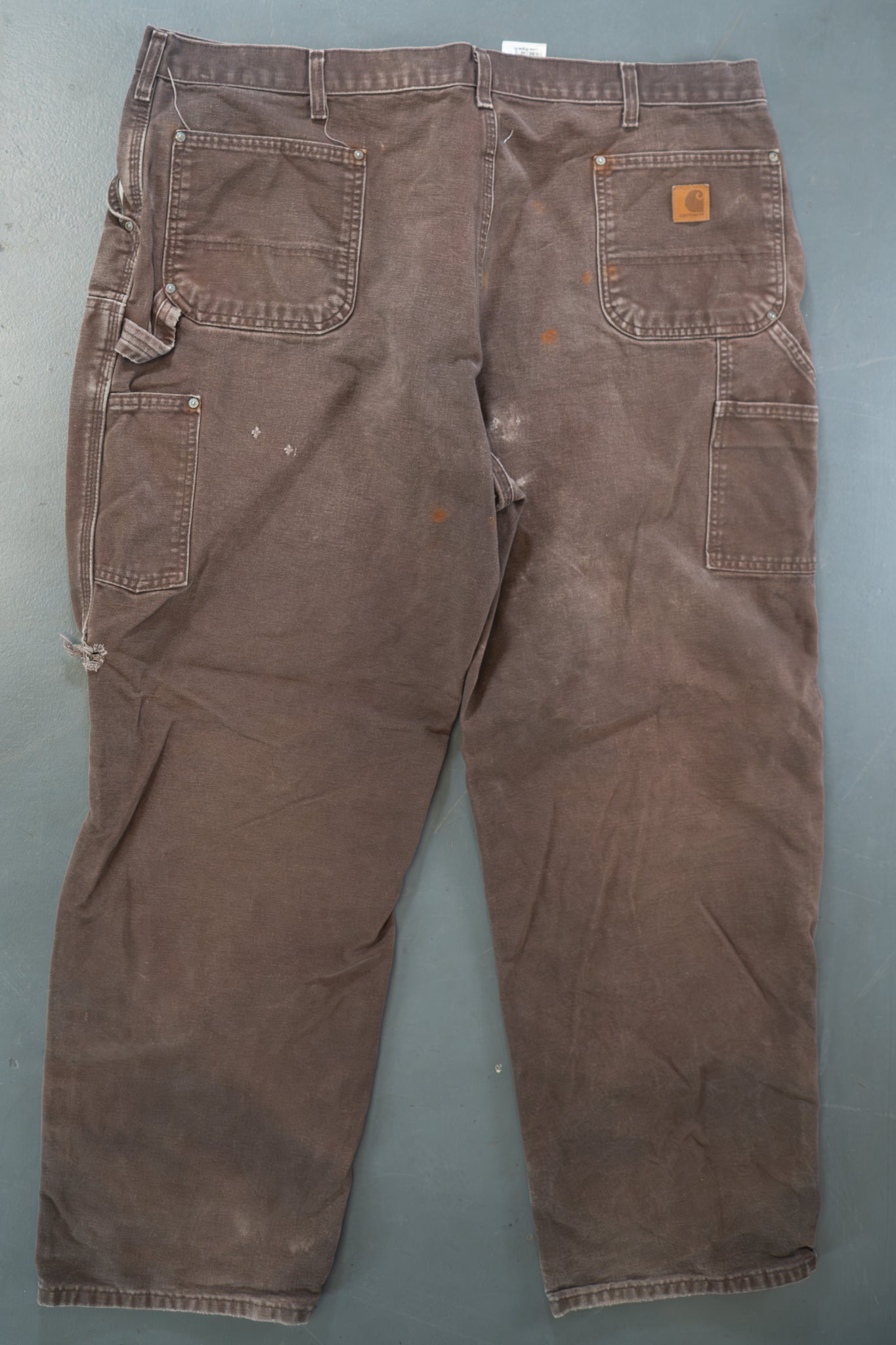 True Vintage Carhartt Carpenter Trousers - Double knee  – Brown, w42,L30 Regular (1990s)
