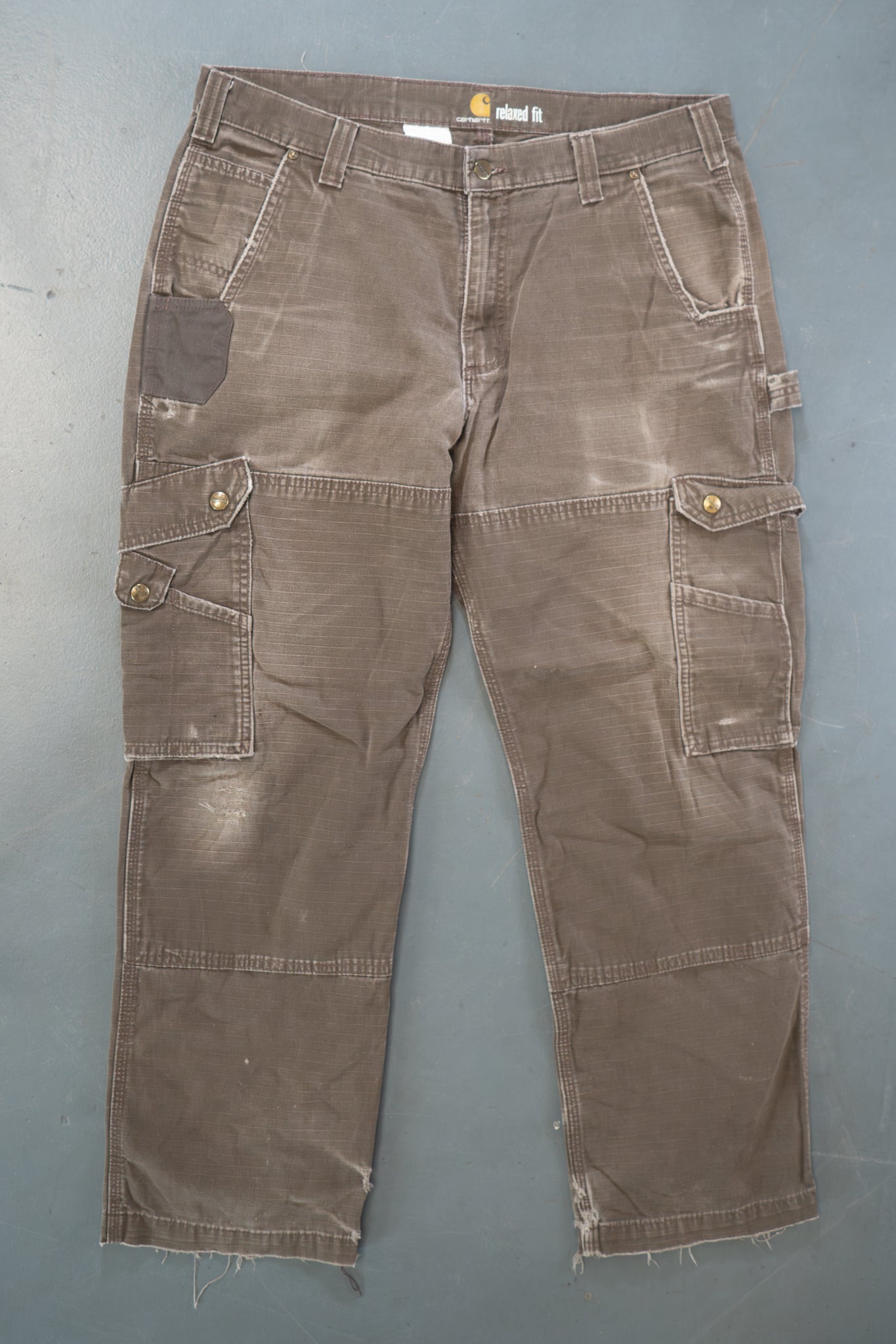 True Vintage Carhartt Carpenter Trousers – Brown, w36,L29 Regular (1990s)