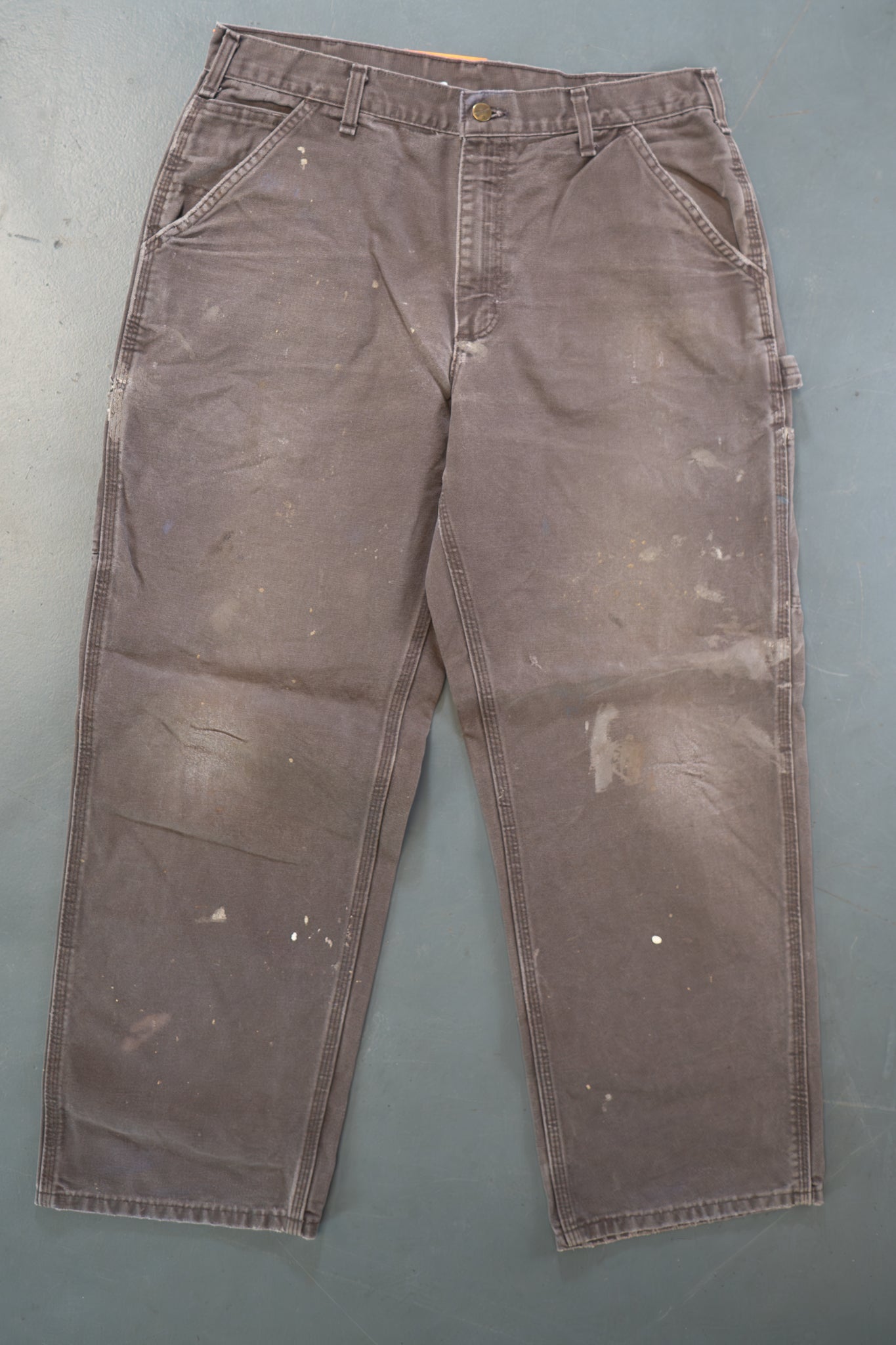 True Vintage Carhartt Carpenter Trousers – Brown, w34,L29 Regular (1990s)
