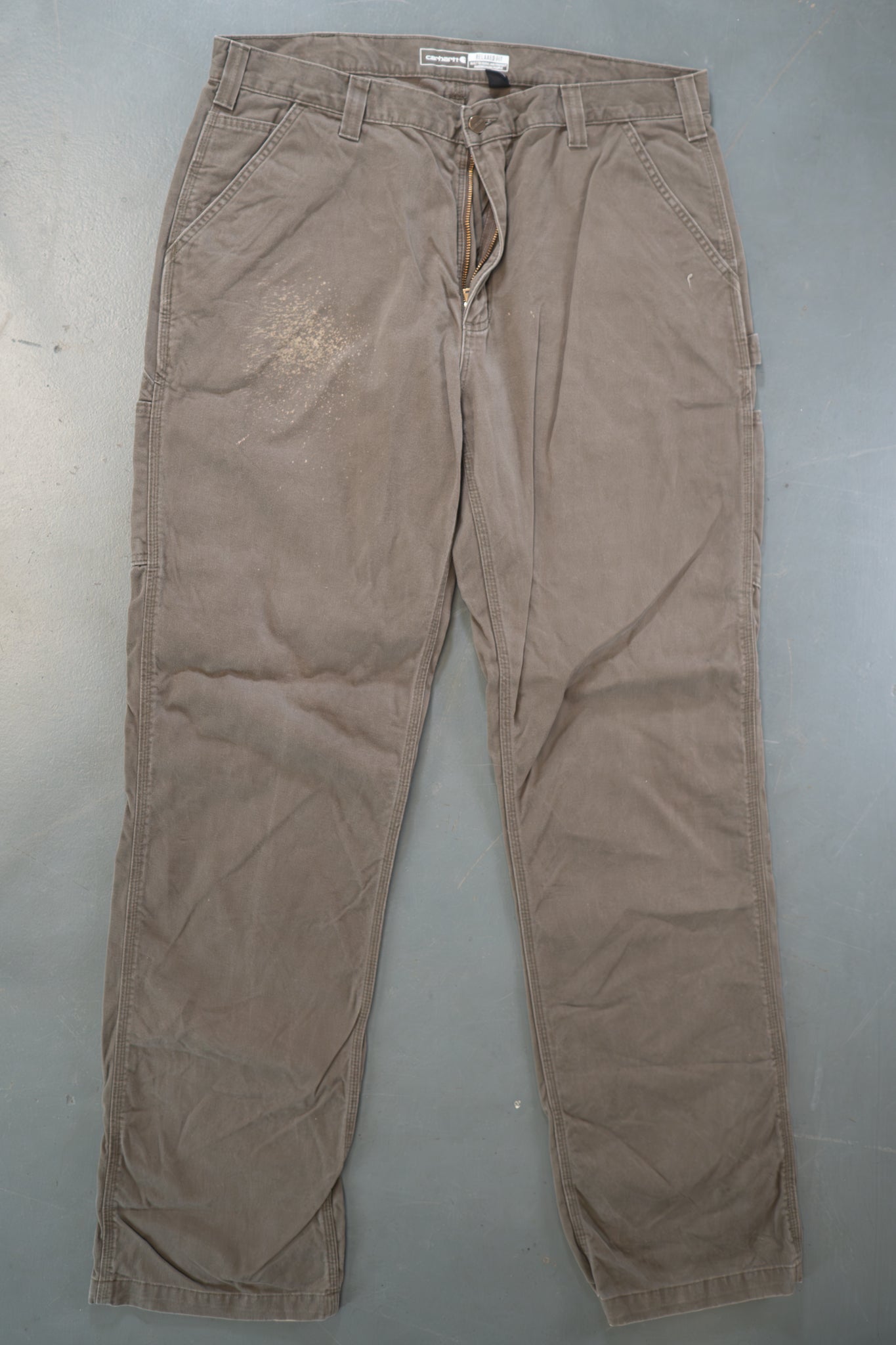 True Vintage Carhartt Carpenter Trousers – Brown, w38,L35 Regular (1990s)