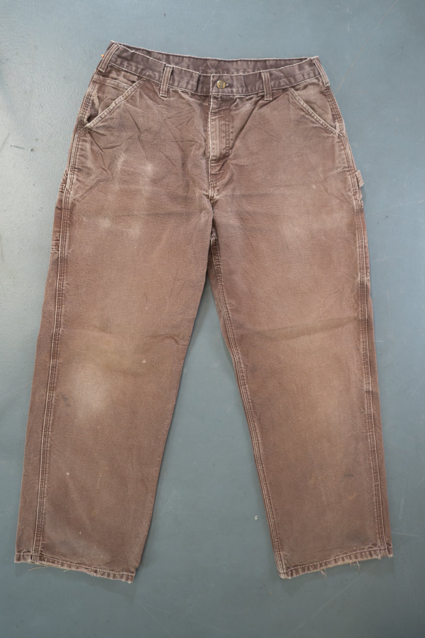 True Vintage Carhartt Carpenter Trousers – Brown, w32,L29 Regular (1990s)