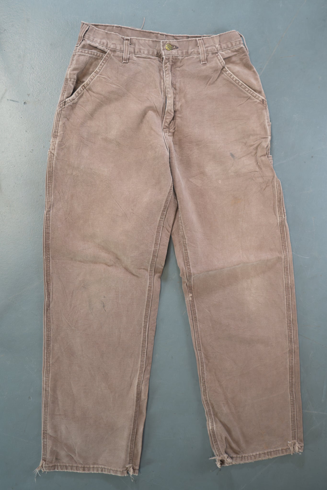 True Vintage Carhartt Carpenter Trousers – Brown, w30,L31 Regular (1990s)