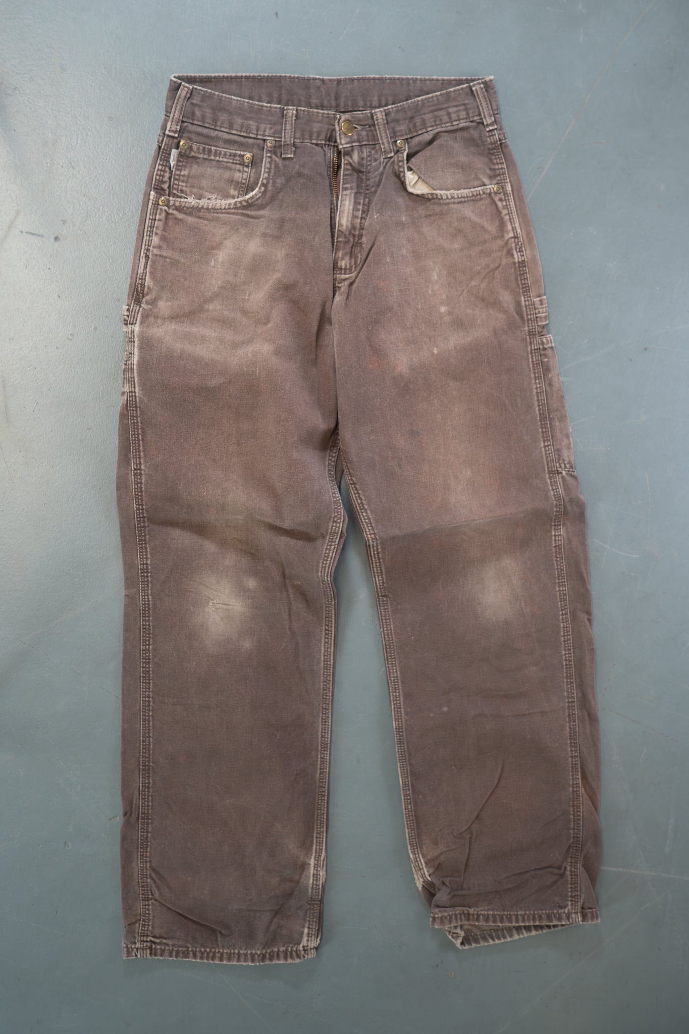 True Vintage Carhartt Carpenter Trousers – Brown, w29,L30 Regular (1990s)