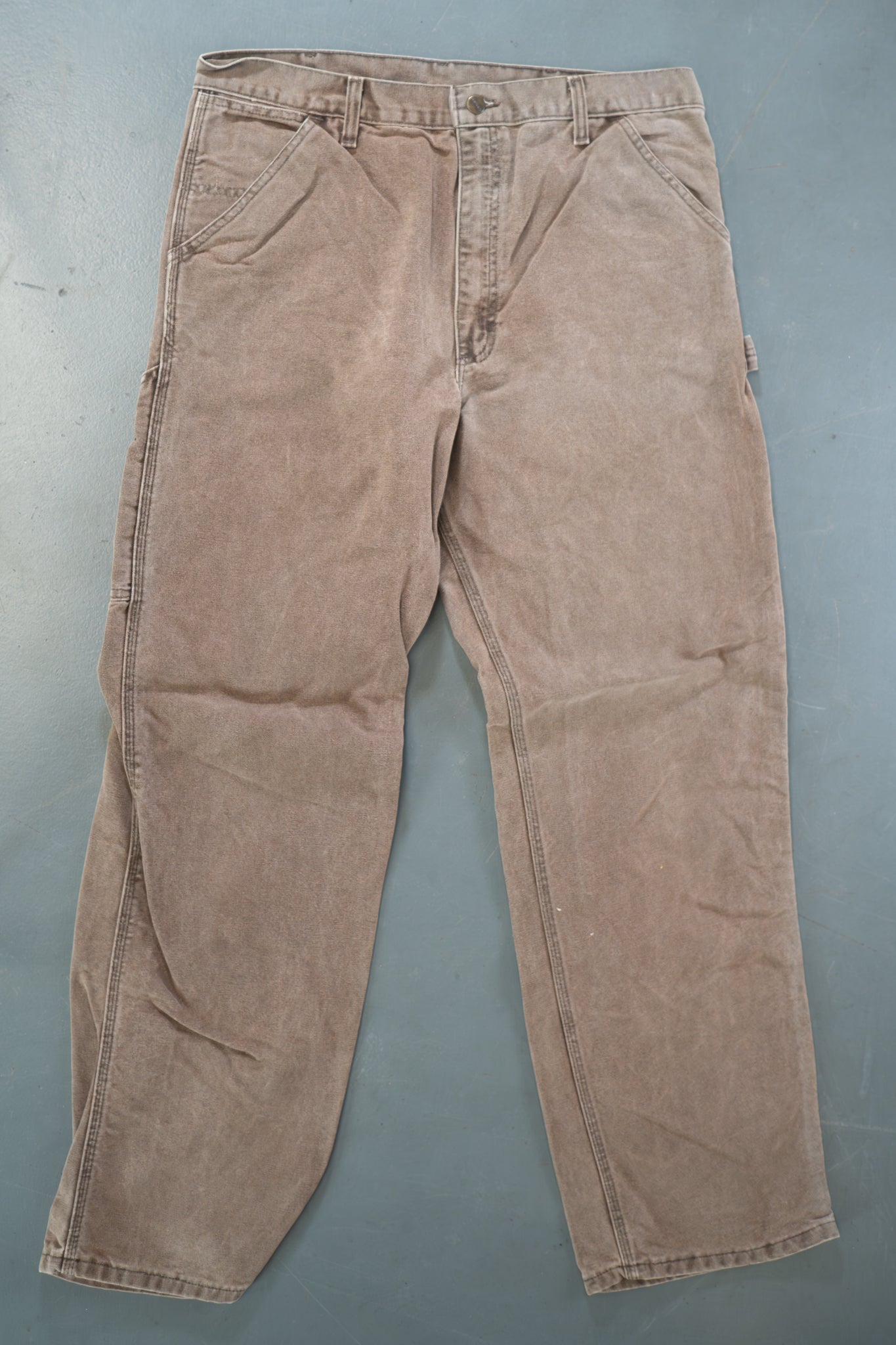 True Vintage Carhartt Carpenter Trousers – Brown, w34,L32 Regular (1990s)
