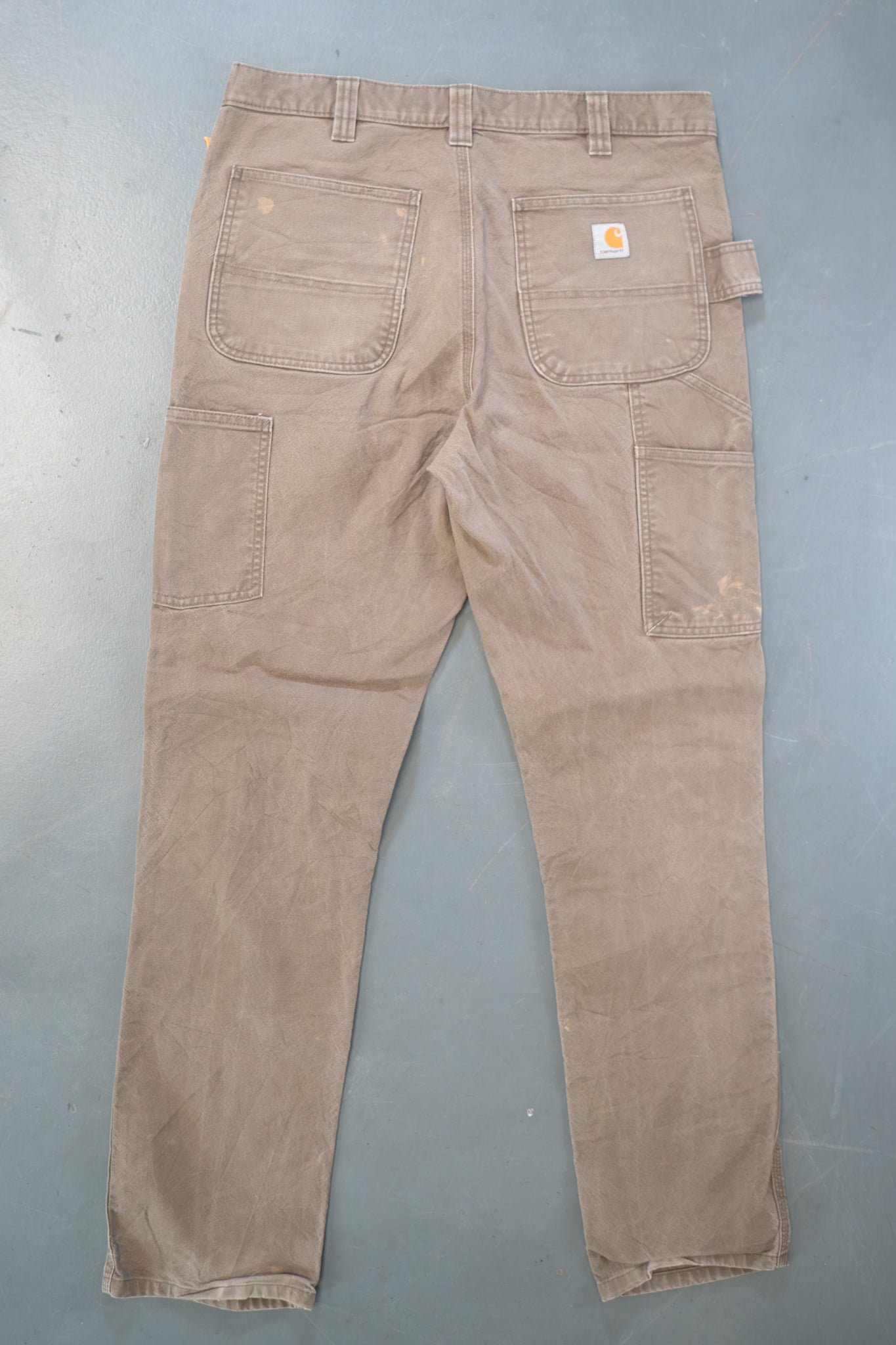 True Vintage Carhartt Carpenter Trousers – Brown, w35,L33 Regular (1990s)