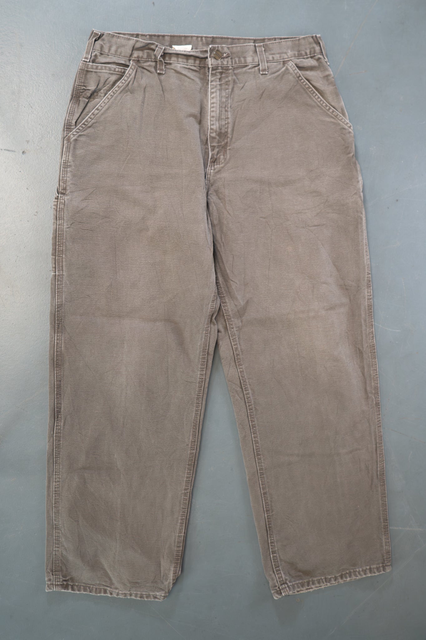 True Vintage Carhartt Carpenter Trousers – Brown, w32,L29 Regular (1990s)