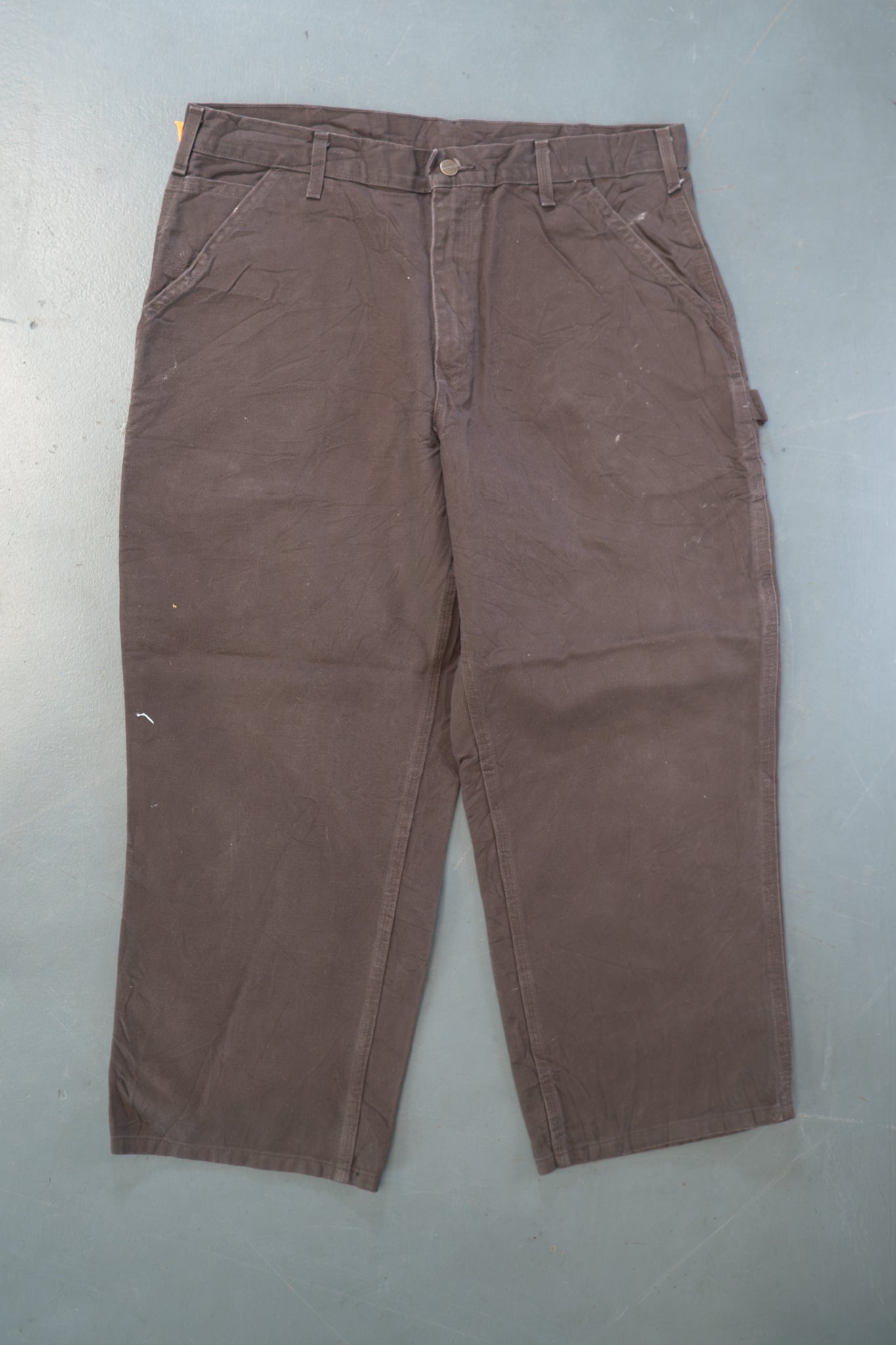True Vintage Carhartt Carpenter Trousers – Brown, w36,L27 Regular (1990s)