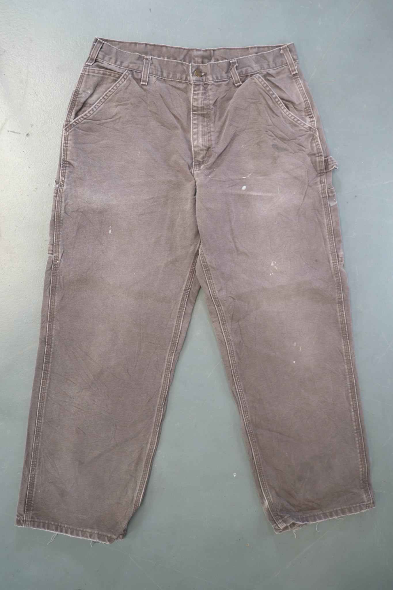 True Vintage Carhartt Carpenter Trousers – Brown, w34,L29 Regular (1990s)