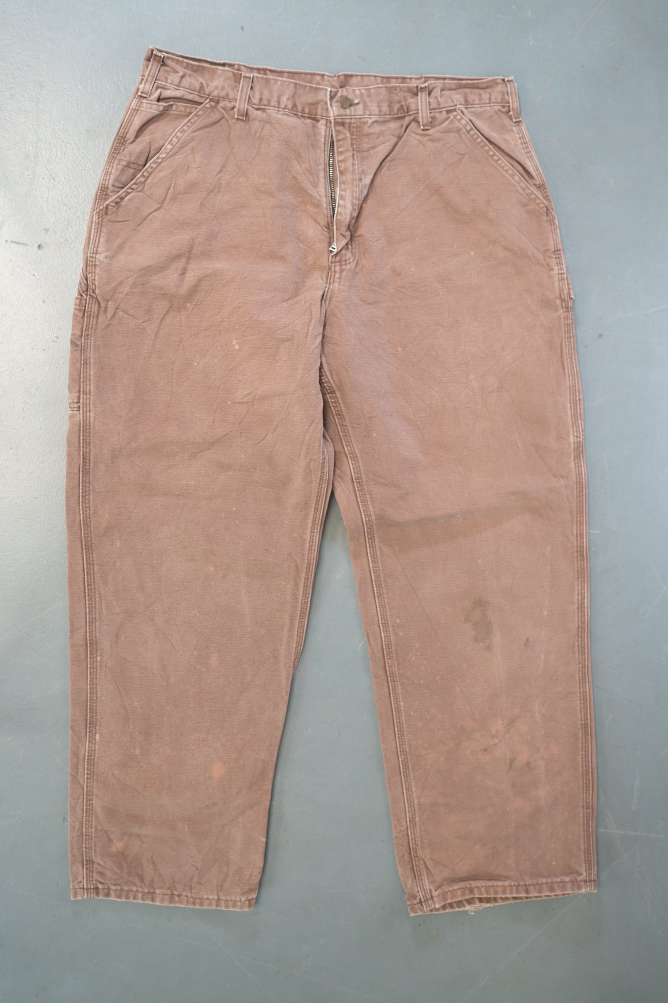 True Vintage Carhartt Carpenter Trousers – Brown, w36,L29 Regular (1990s)
