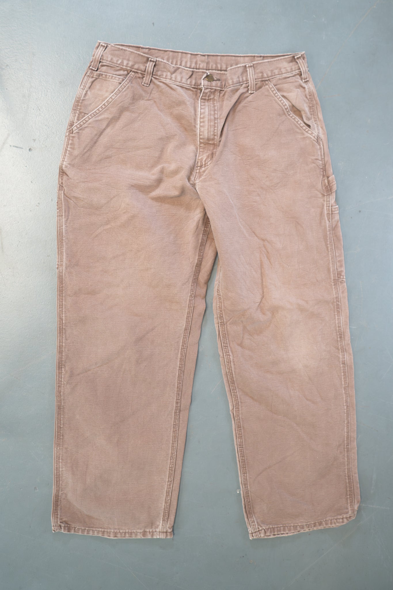 True Vintage Carhartt Carpenter Trousers – Brown, w34,L30 Regular (1990s)