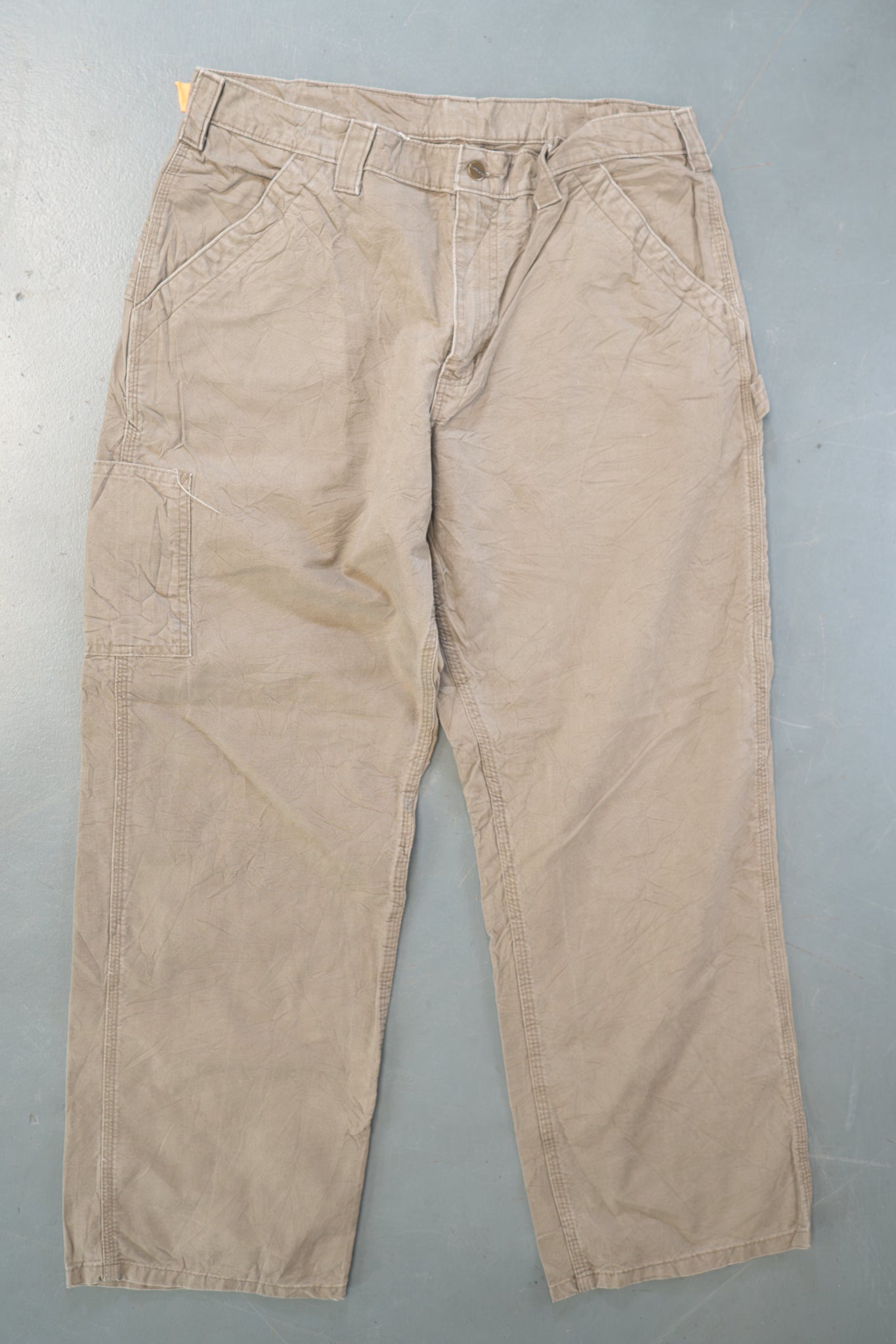 True Vintage Carhartt Carpenter Trousers – Green, w34,L29 Regular (1990s)