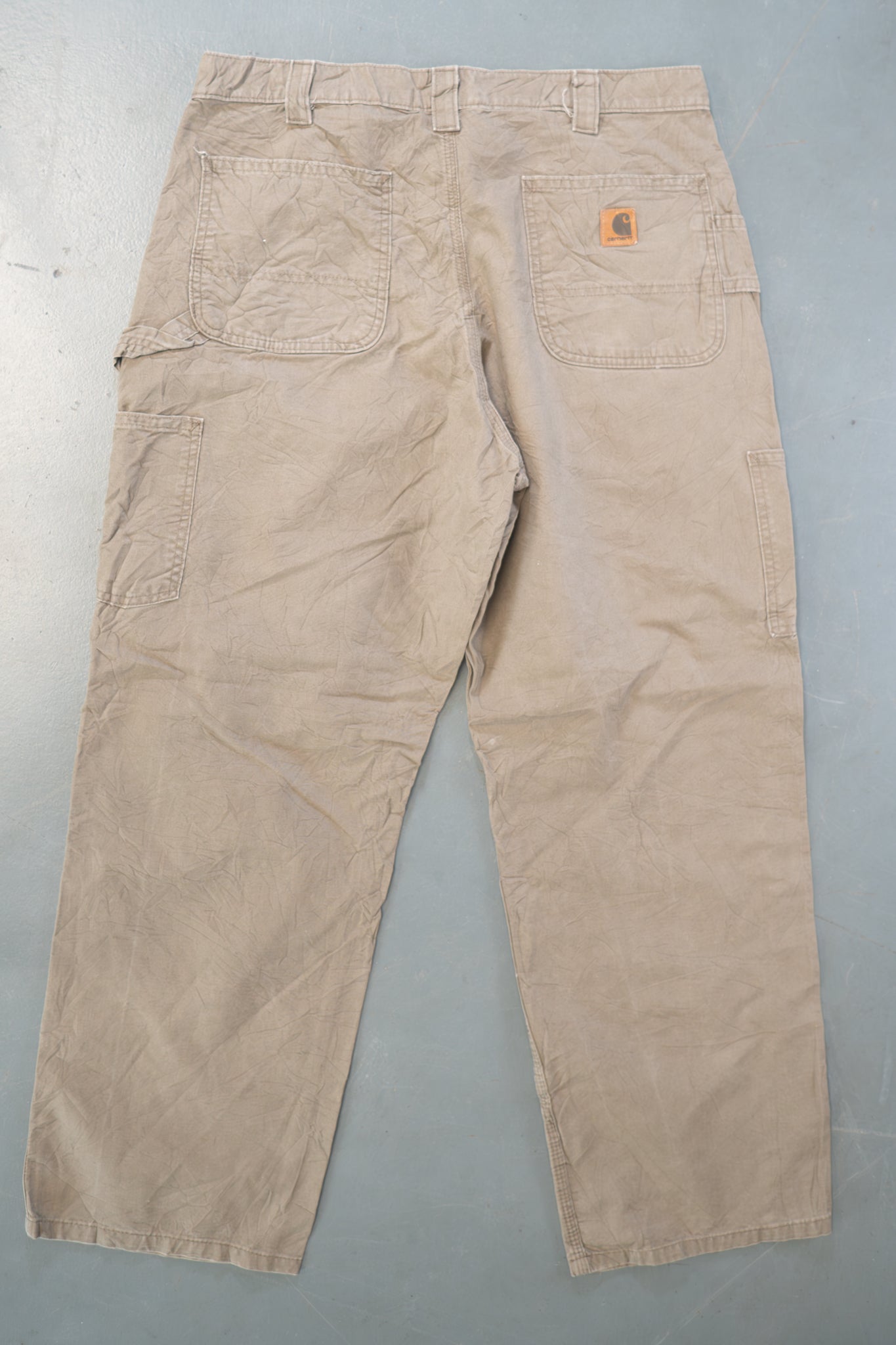 True Vintage Carhartt Carpenter Trousers – Green, w34,L29 Regular (1990s)