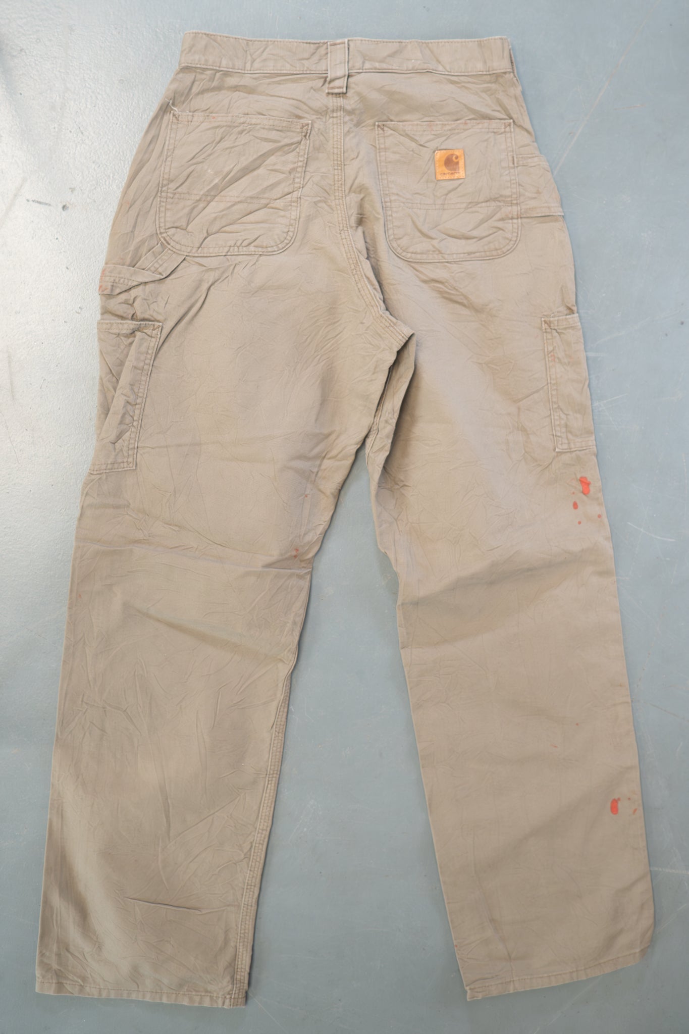 True Vintage Carhartt Carpenter Trousers – Green, w28,L31 Regular (1990s)