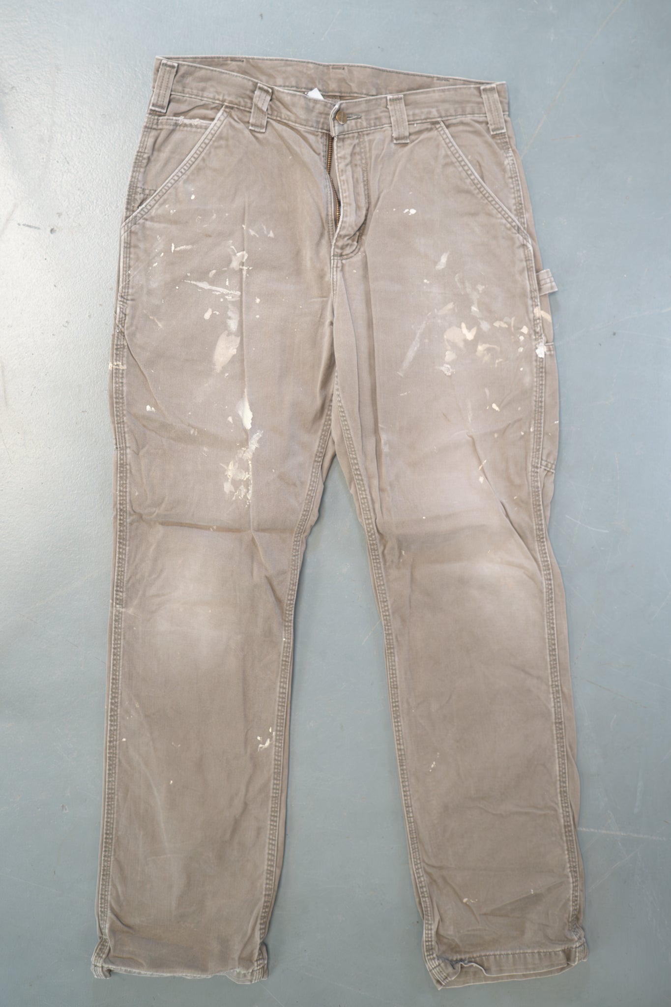 True Vintage Carhartt Carpenter Trousers – Green, w34,L33 Regular (1990s)