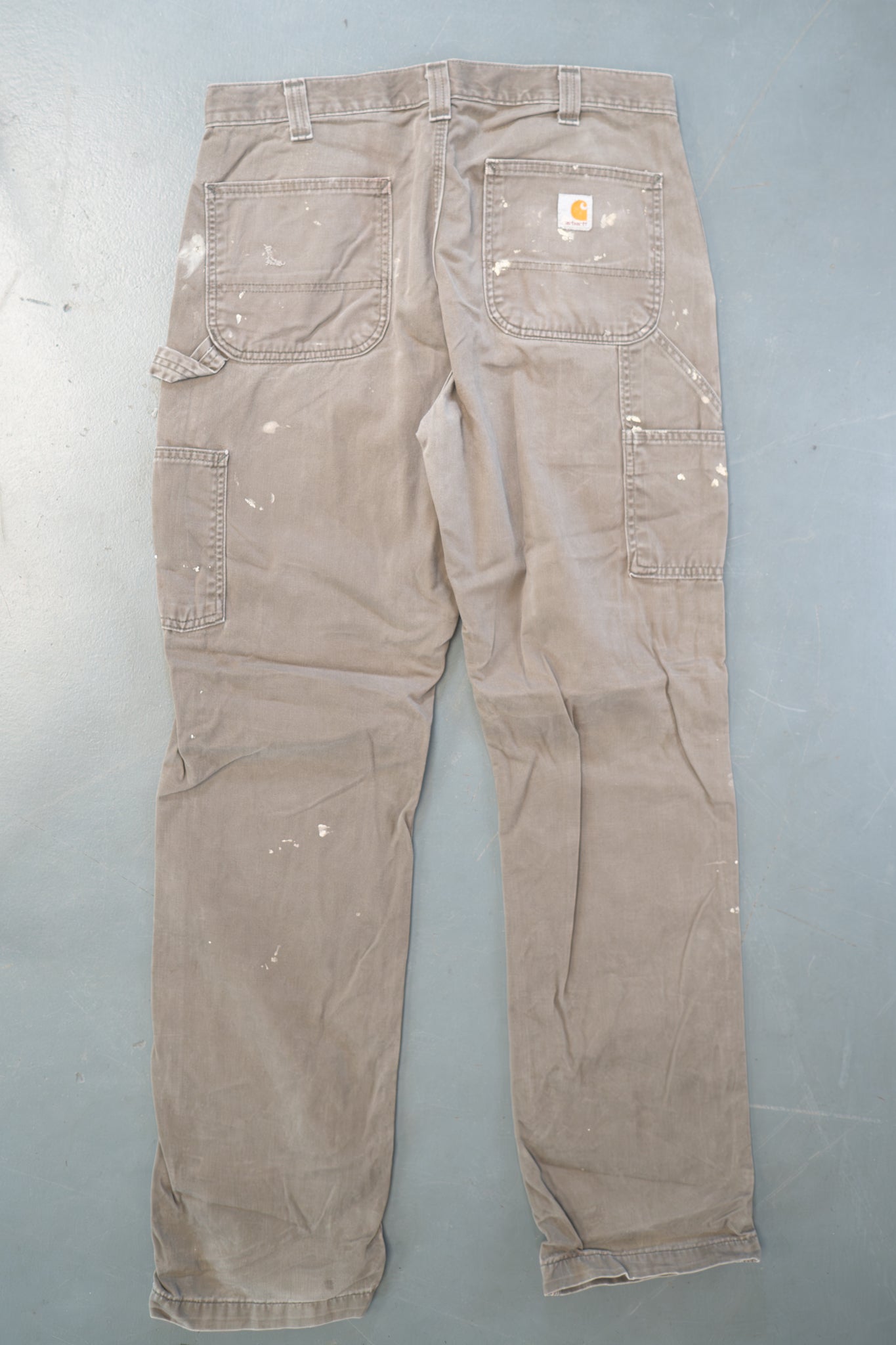 True Vintage Carhartt Carpenter Trousers – Green, w34,L33 Regular (1990s)