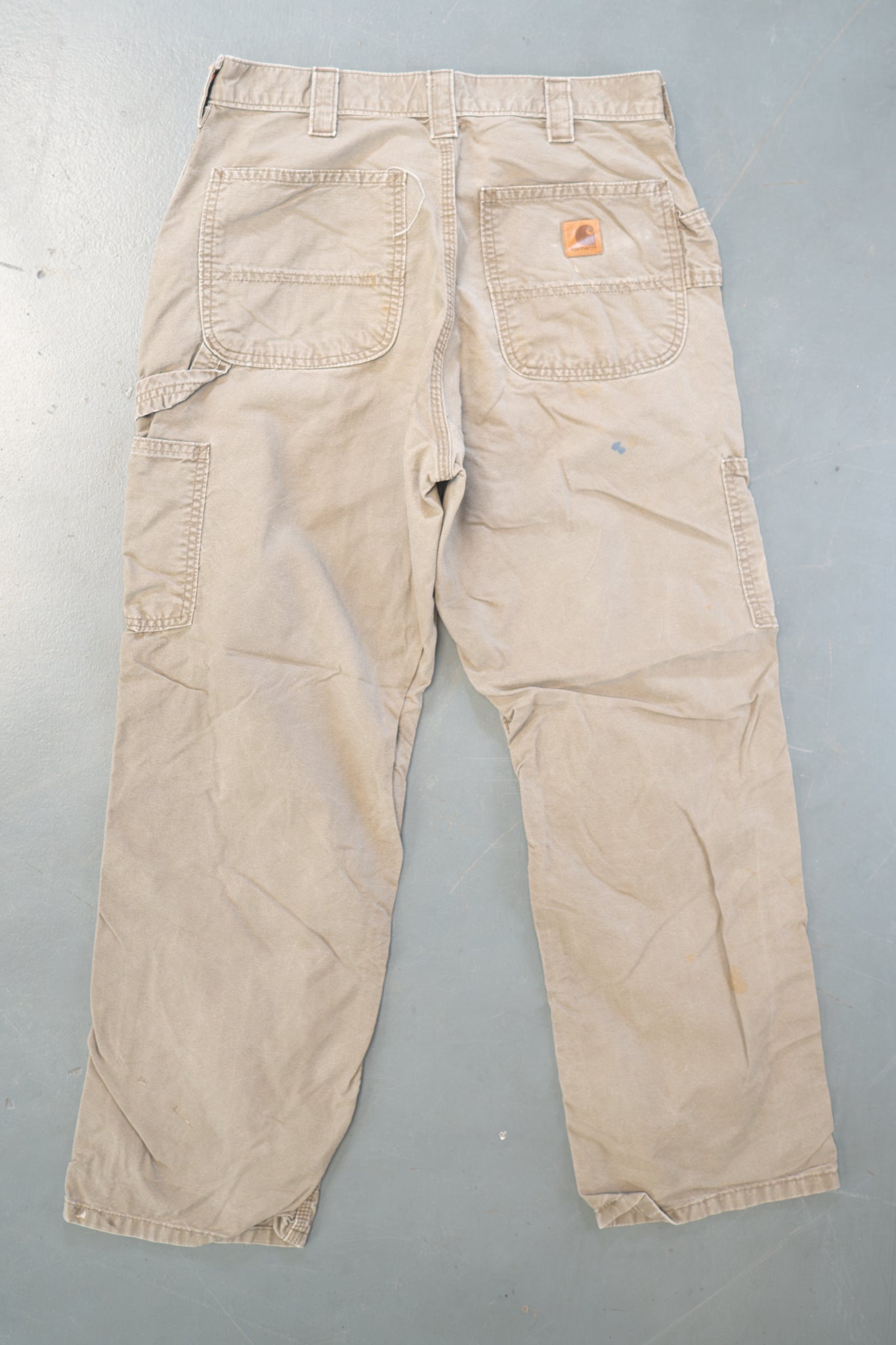 True Vintage Carhartt Carpenter Trousers – Green, w30,L29 Regular (1990s)