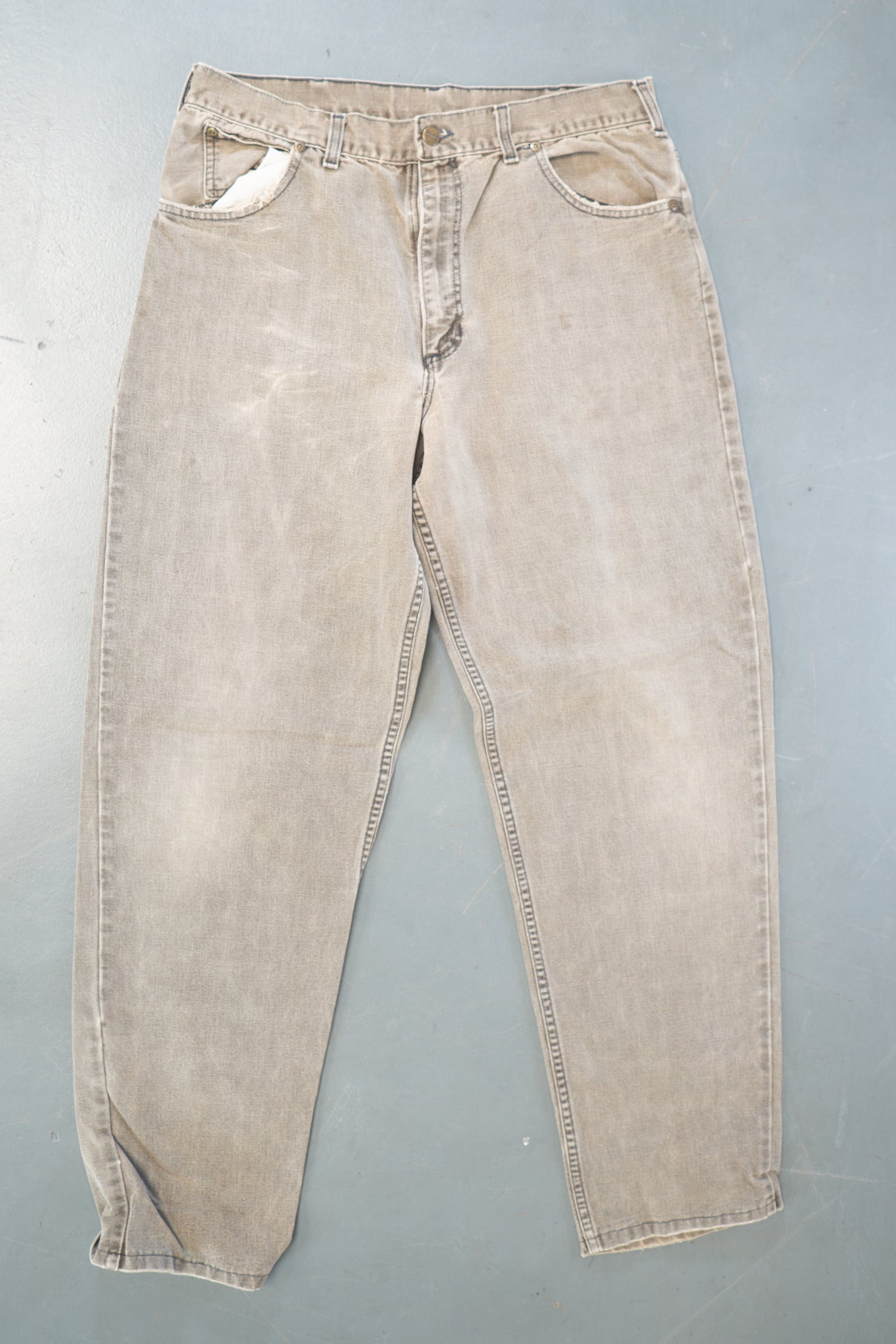 True Vintage Carhartt Carpenter Trousers – Green, w32,L31 Regular (1990s)