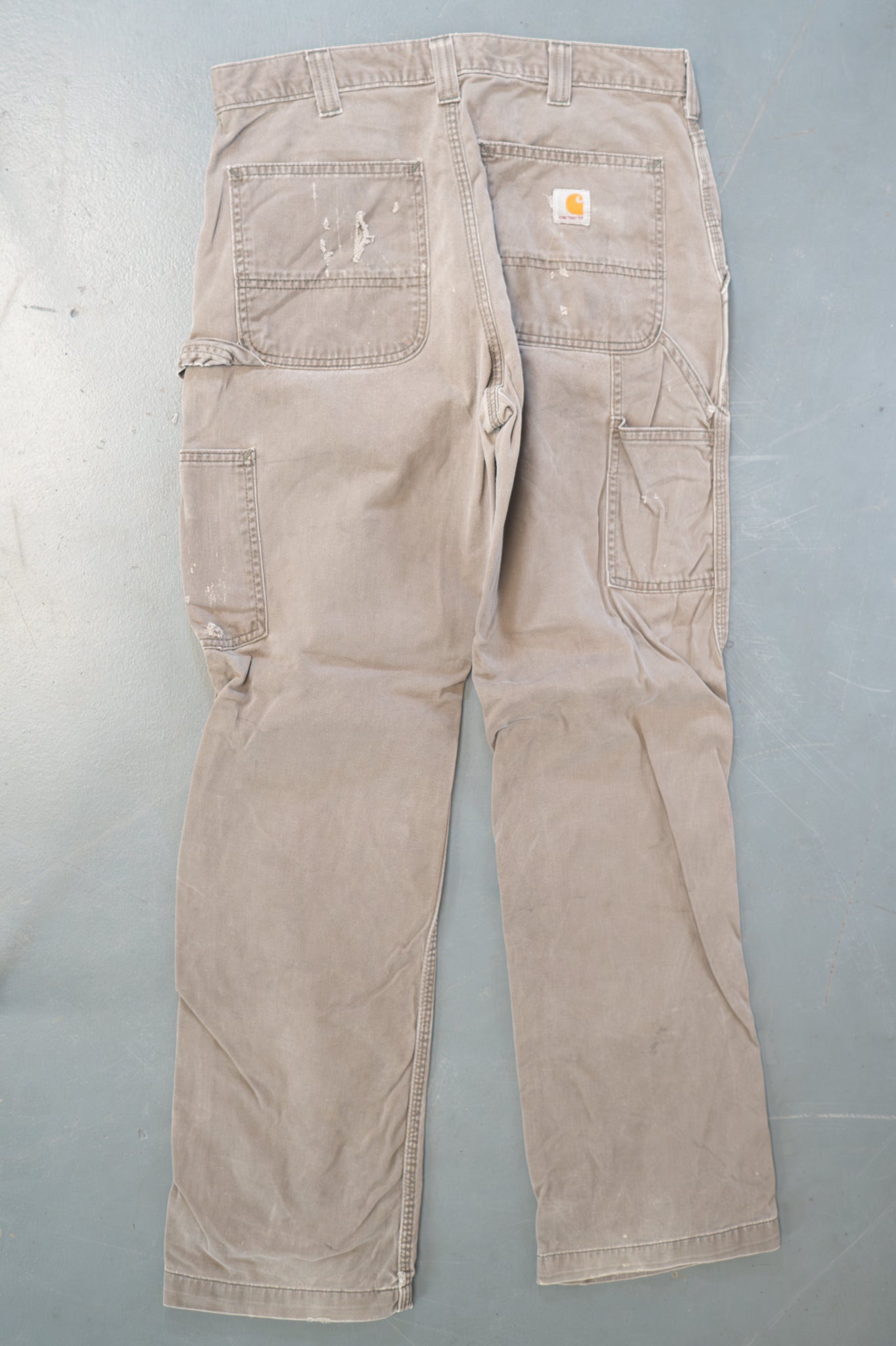 True Vintage Carhartt Carpenter Trousers – Green, w32,L31 Regular (1990s)