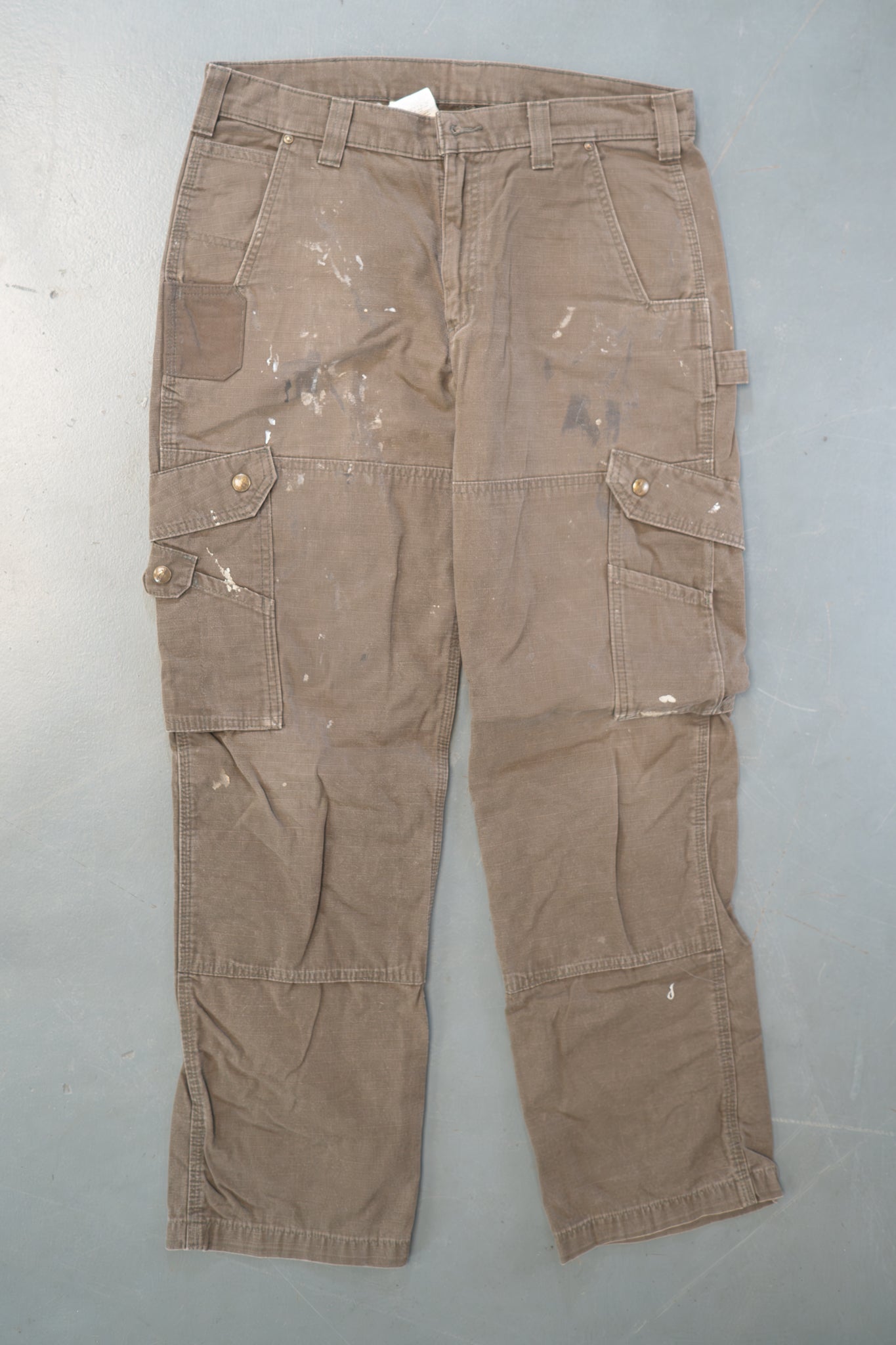 True Vintage Carhartt Carpenter Trousers – Green, w34,L31 Regular (1990s)
