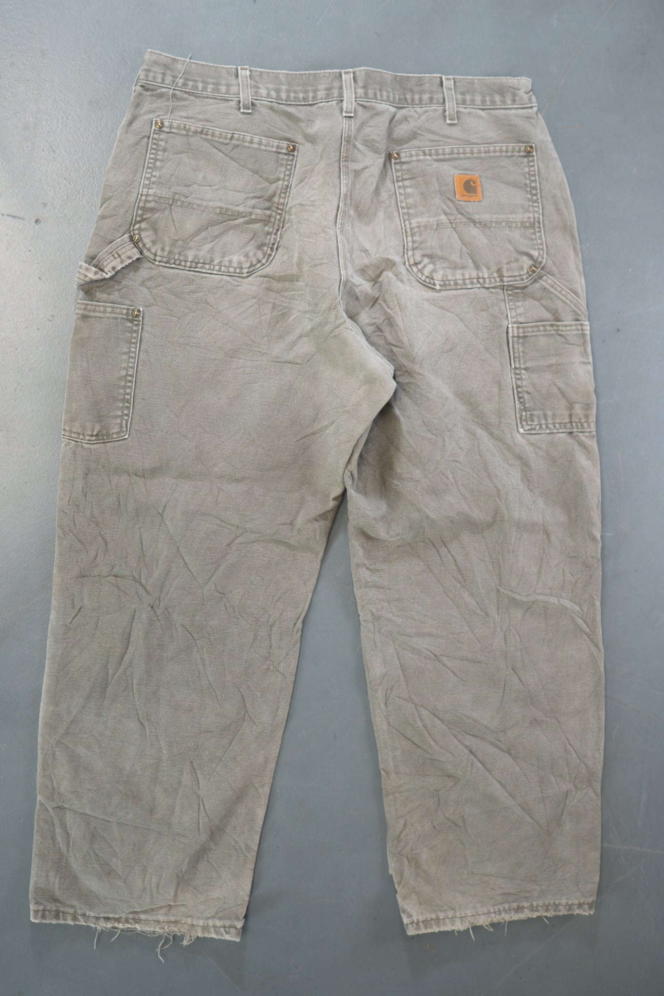 True Vintage Carhartt Carpenter Trousers - Double knee – Green, w36,L29 Regular (1990s)