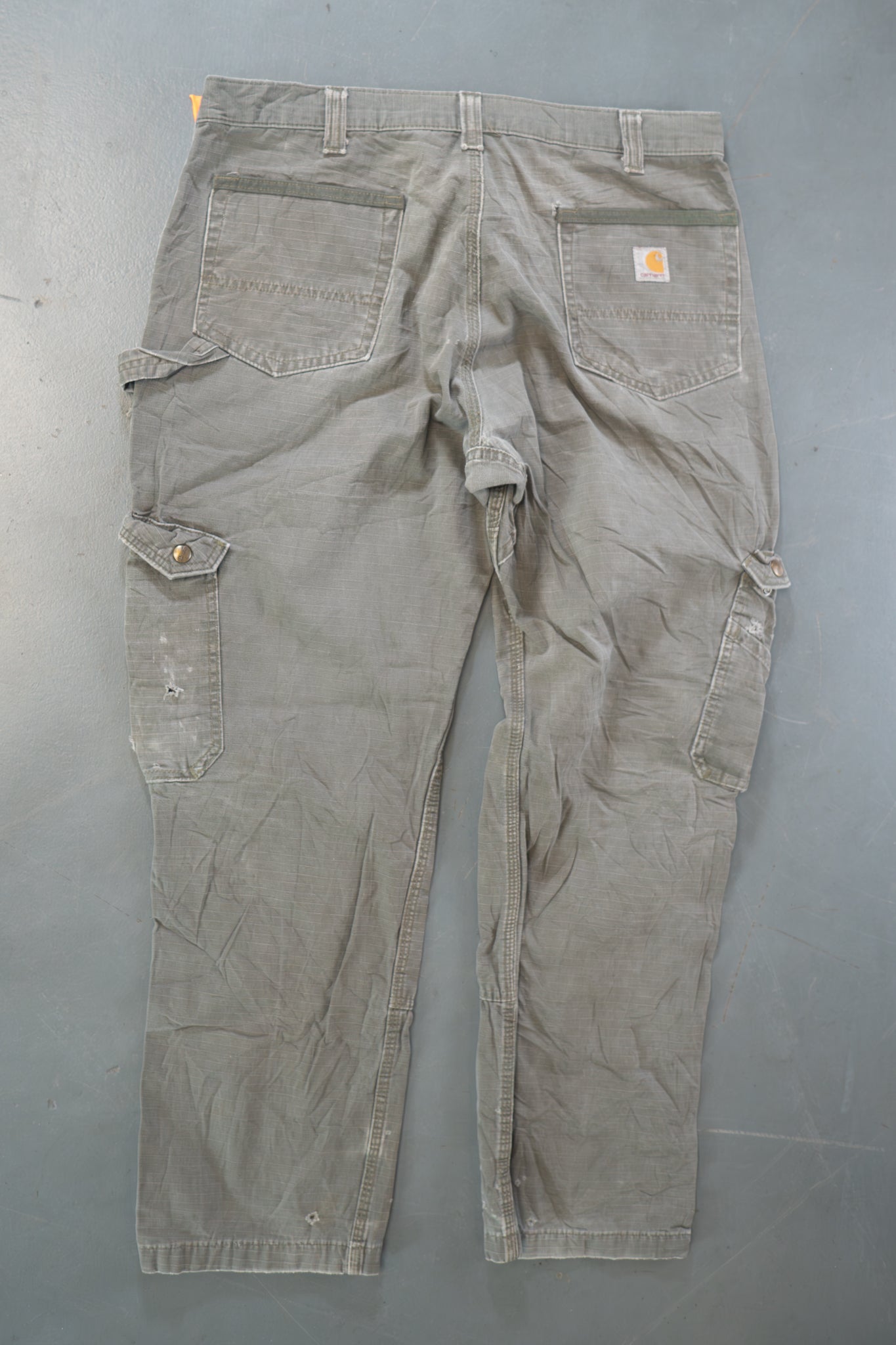 True Vintage Carhartt Carpenter Trousers – Green, w36,L31 Regular (1990s)