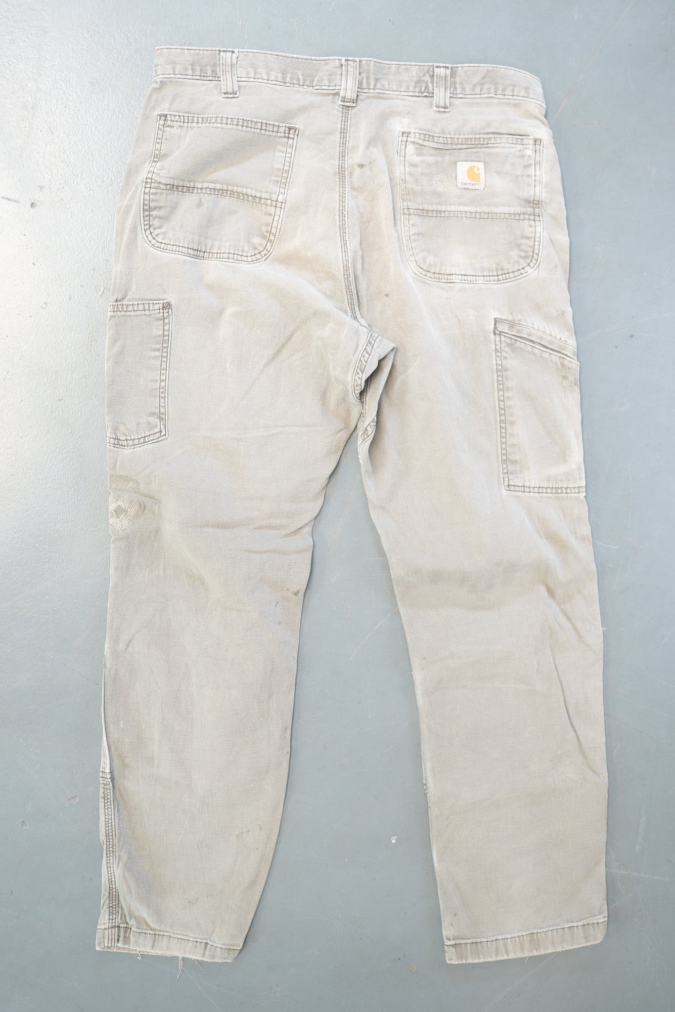 True Vintage Carhartt Carpenter Trousers - Double knee – Green, w34,L30 Regular (1990s)