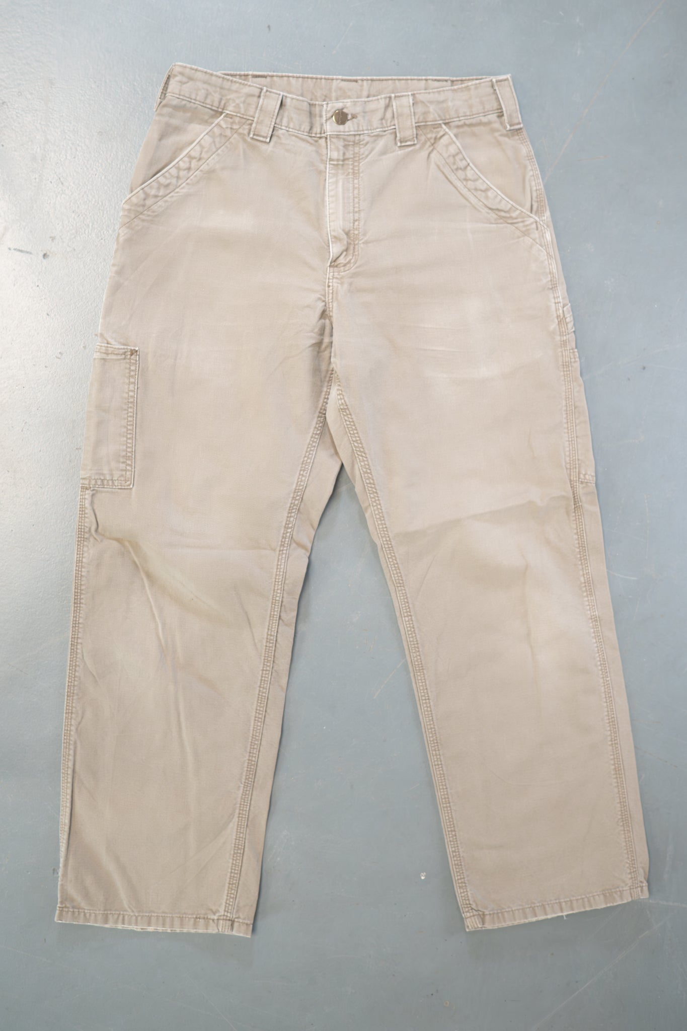True Vintage Carhartt Carpenter Trousers – Green, w31,L28 Regular (1990s)