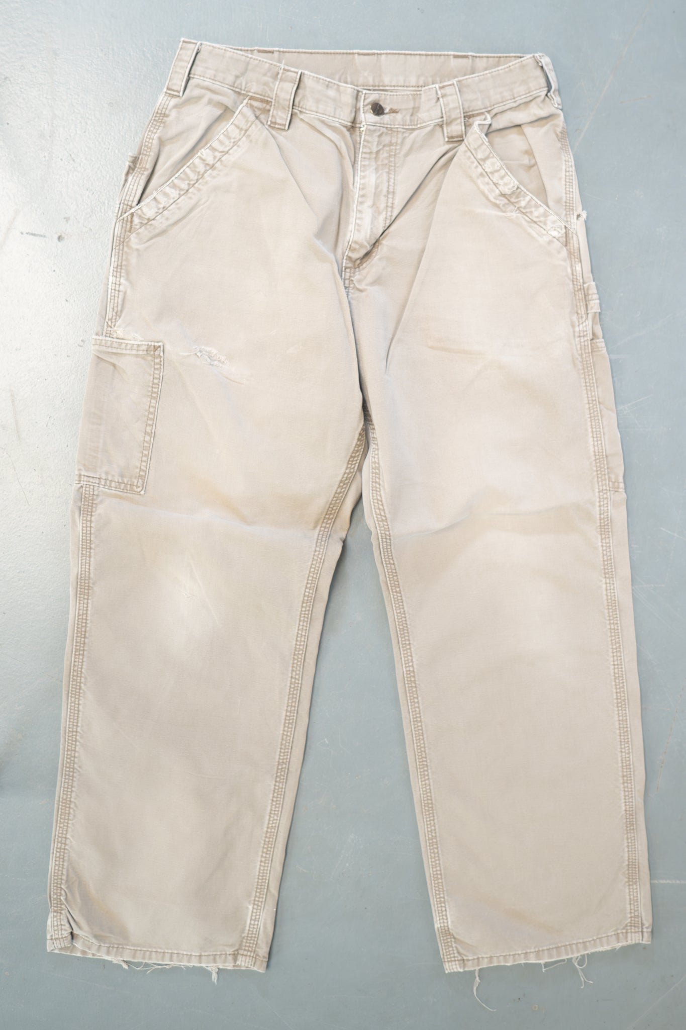 True Vintage Carhartt Carpenter Trousers – Green, w32,L29 Regular (1990s)