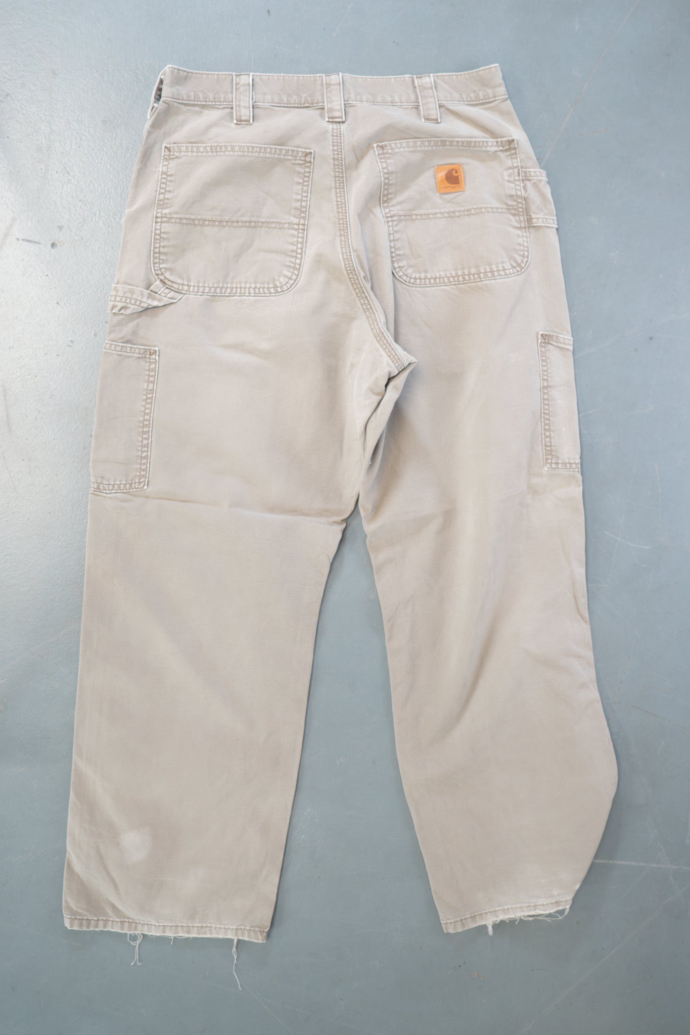 True Vintage Carhartt Carpenter Trousers – Green, w32,L29 Regular (1990s)