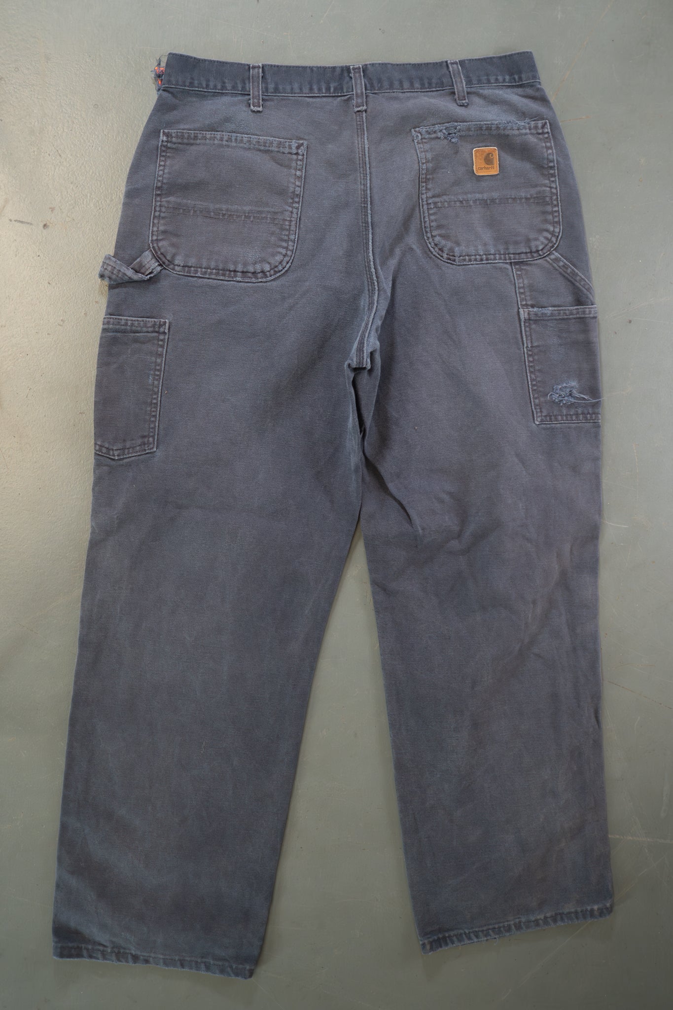 True Vintage Carhartt Carpenter Trousers – navy, w35,L31 Regular (1990s)