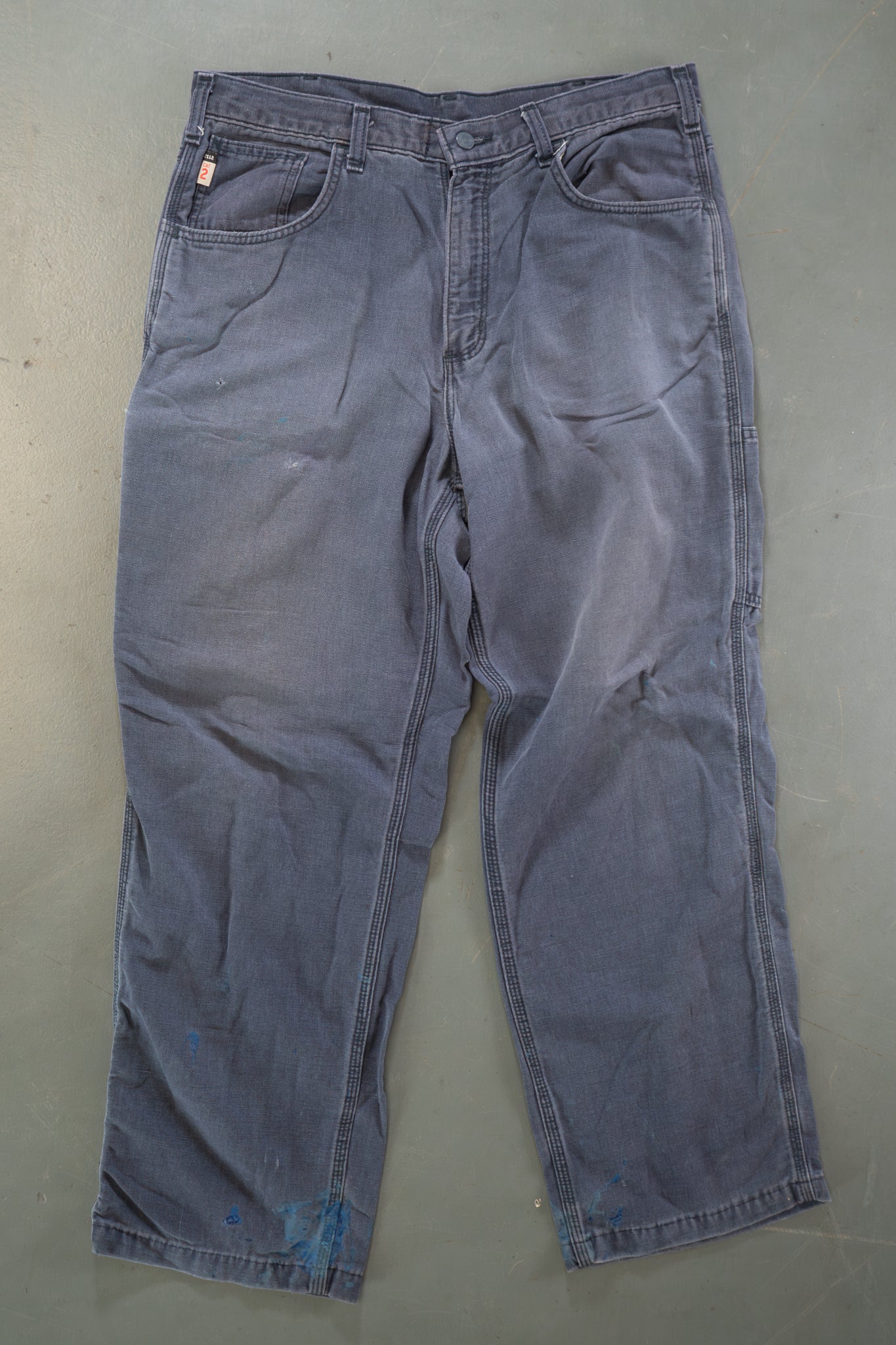 True Vintage Carhartt Carpenter Trousers – navy, w34,L29 Regular (1990s)