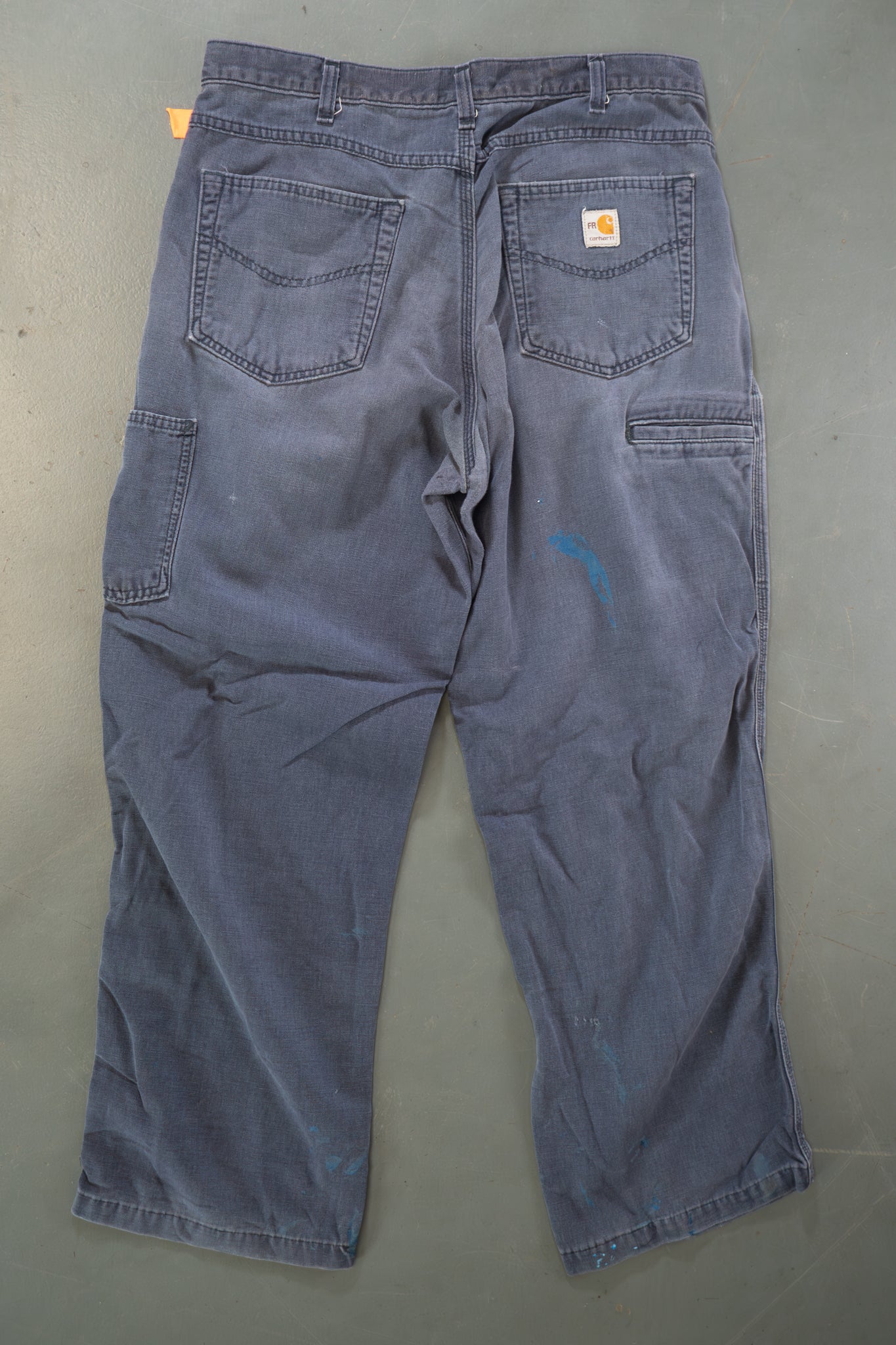 True Vintage Carhartt Carpenter Trousers – navy, w34,L29 Regular (1990s)
