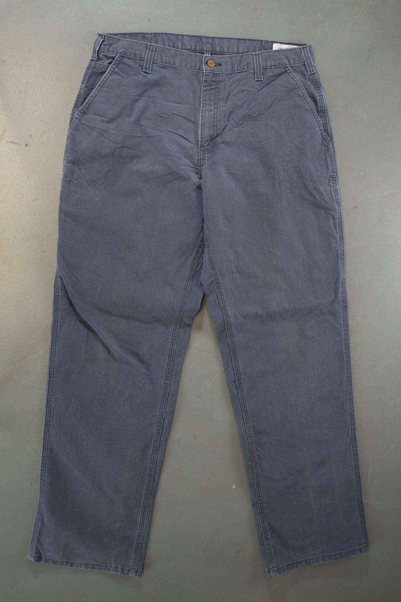 True Vintage Carhartt Carpenter Trousers – navy, w36,L34 Regular (1990s)