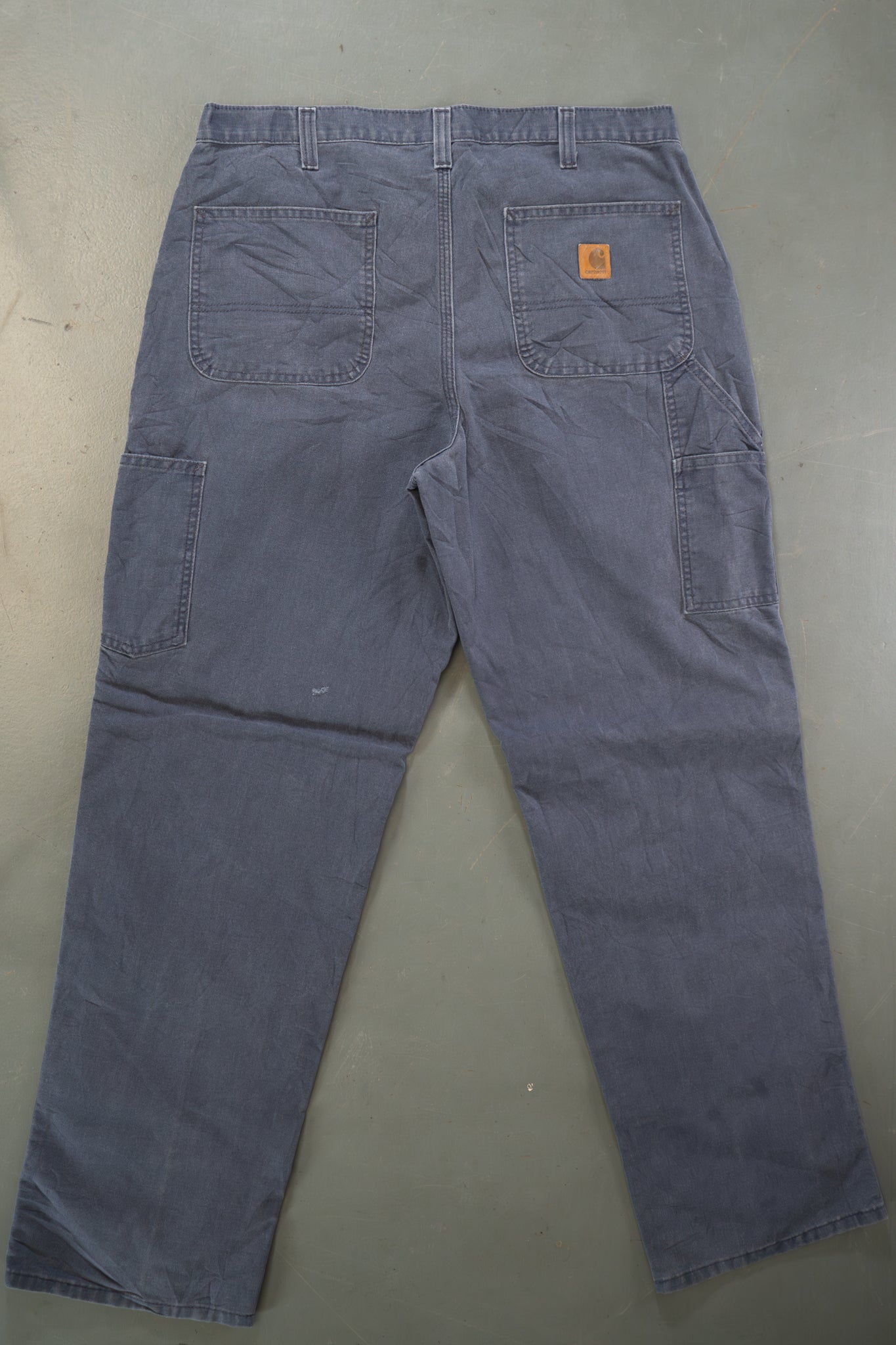 True Vintage Carhartt Carpenter Trousers – navy, w36,L34 Regular (1990s)
