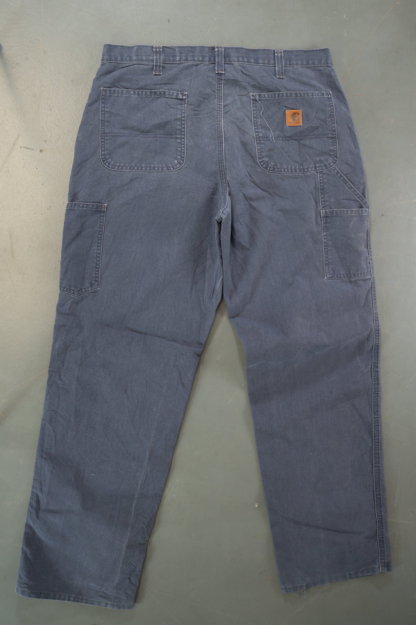 True Vintage Carhartt Carpenter Trousers – navy, w36,L33 Regular (1990s)