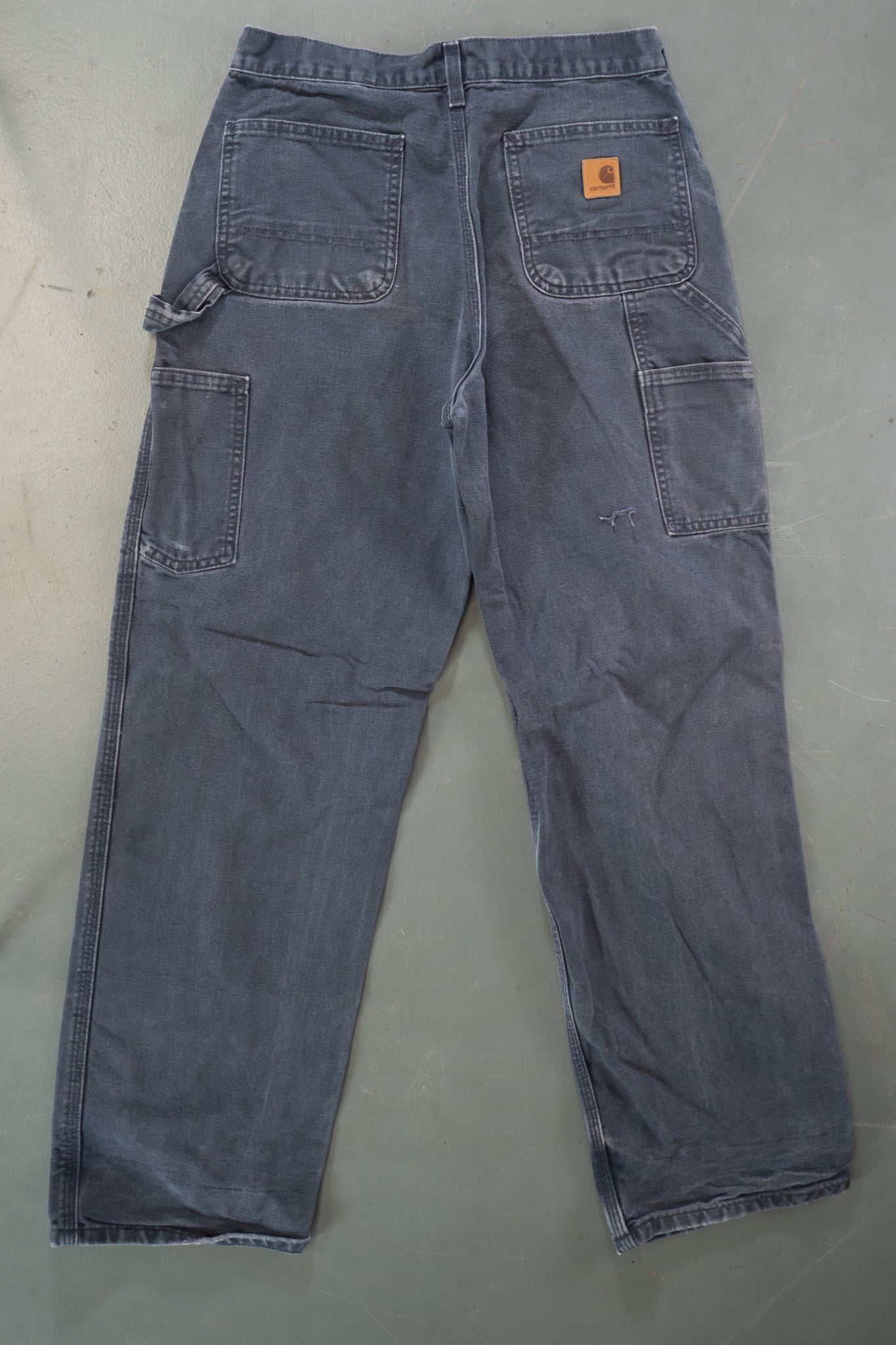 True Vintage Carhartt Carpenter Trousers – navy, w28,L30 Regular (1990s)